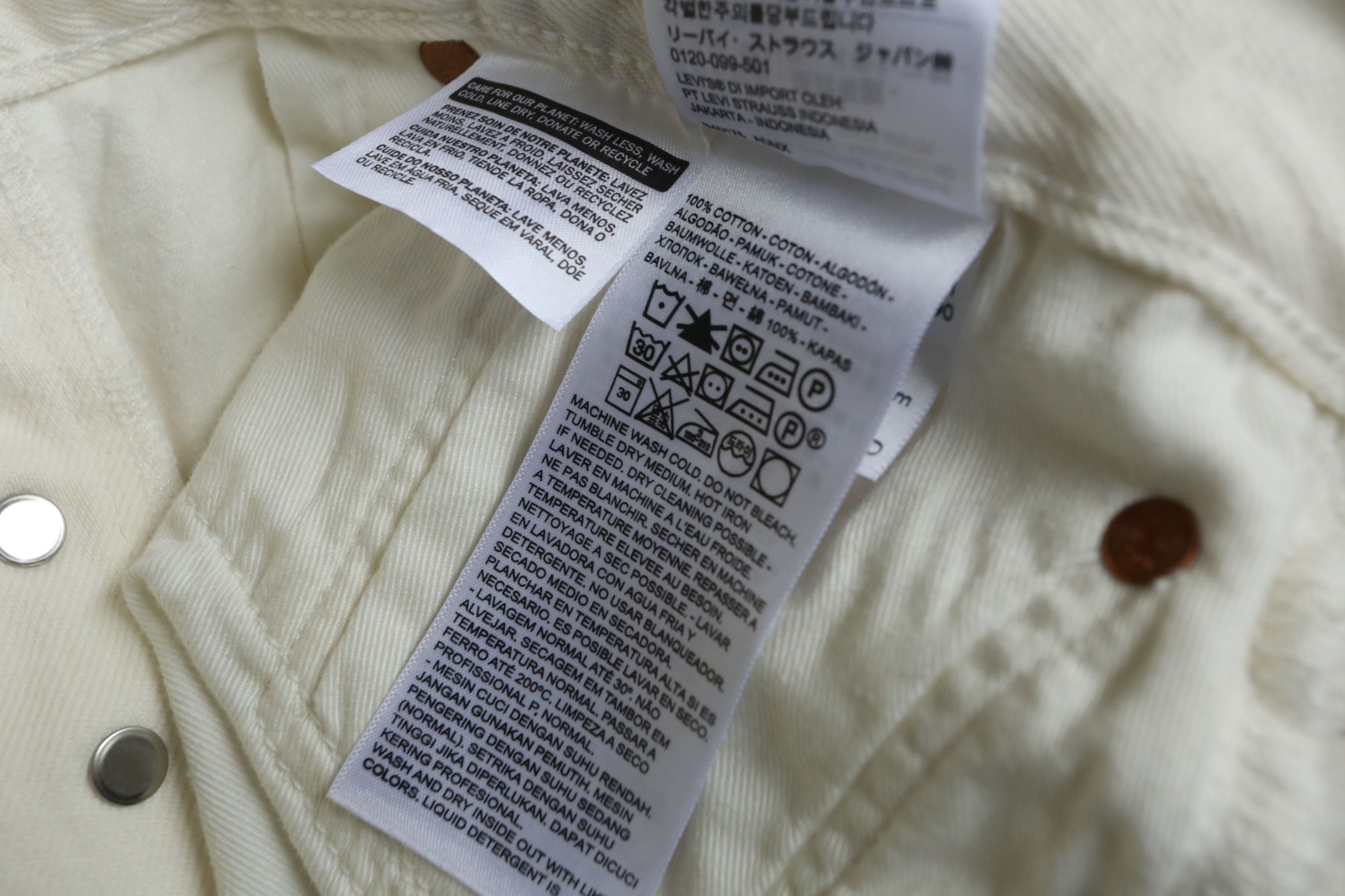 DENIM TEARS × Levi's Levi's - Denim Tears - 501 Wreath Denim Jean Size US 31 - 10 Thumbnail
