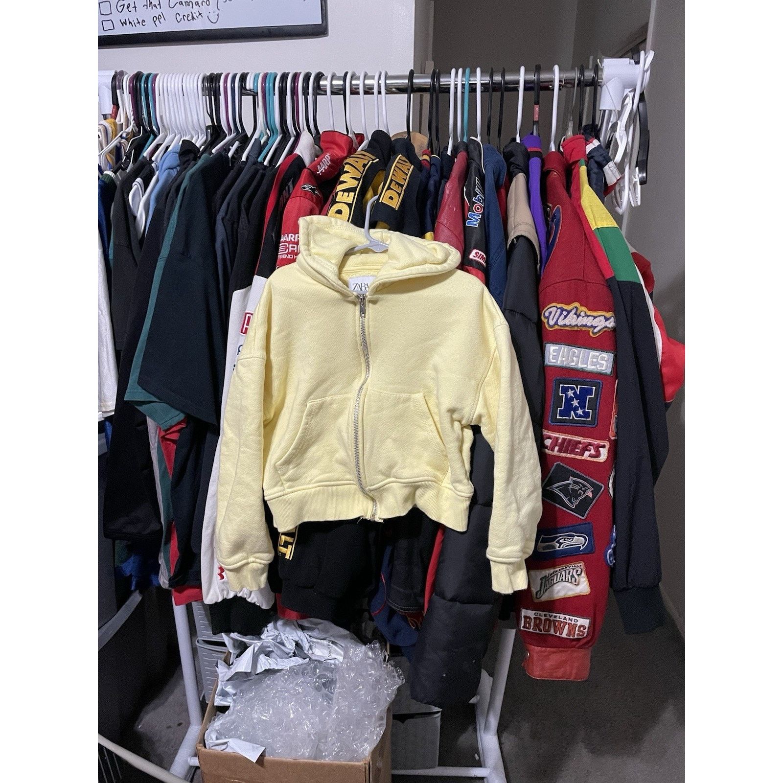 Zara Size 9-10yo- Zara Girls' Butter/ Pale Yellow Zip Hoodie Size ONE SIZE - 1 Thumbnail
