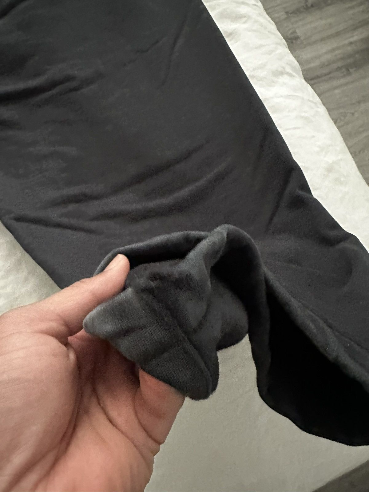 Essentials Fear of God Essentials Logo Black Wide-Leg Sweatpants – XXL Size US 40 / EU 56 - 7 Thumbnail