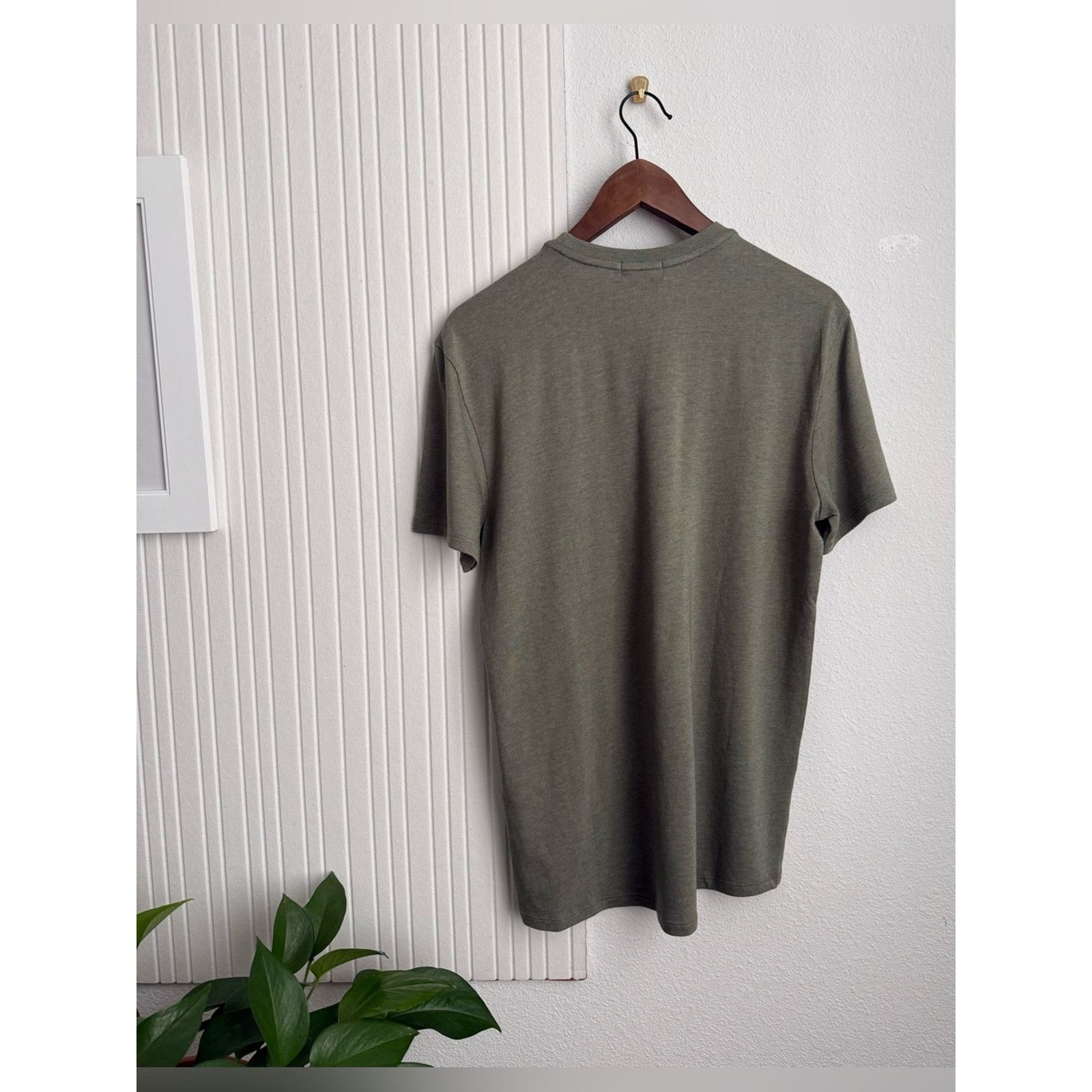 Allbirds allbirds Olive Green Cotton, Wool, and Lyocell Crewneck Tee Size US S / EU 44-46 / 1 - 5 Thumbnail