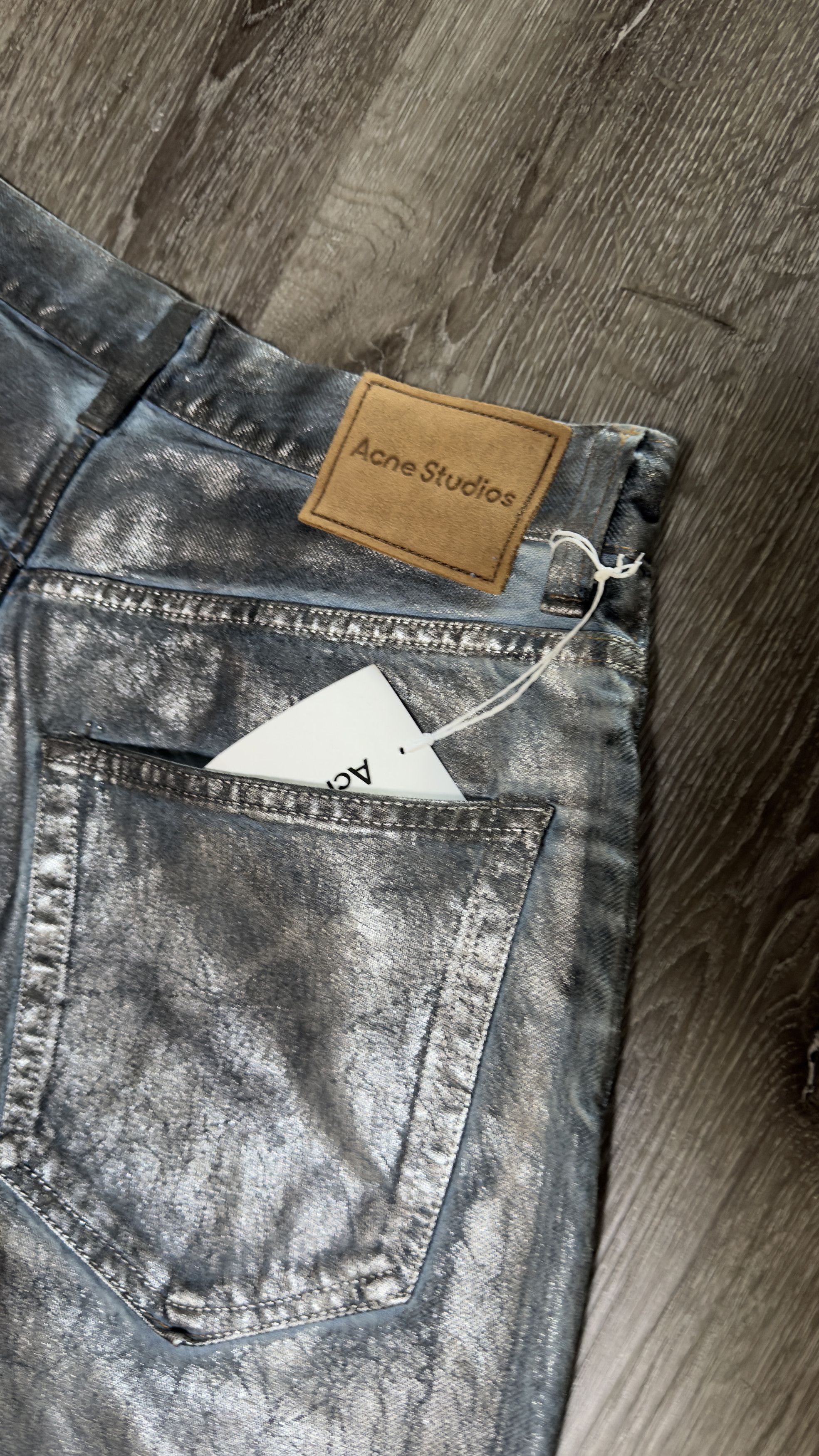 Acne Studios Acne Studios Super Baggy 2023M Silver/Blue Size US 32 / EU 48 - 1 Thumbnail
