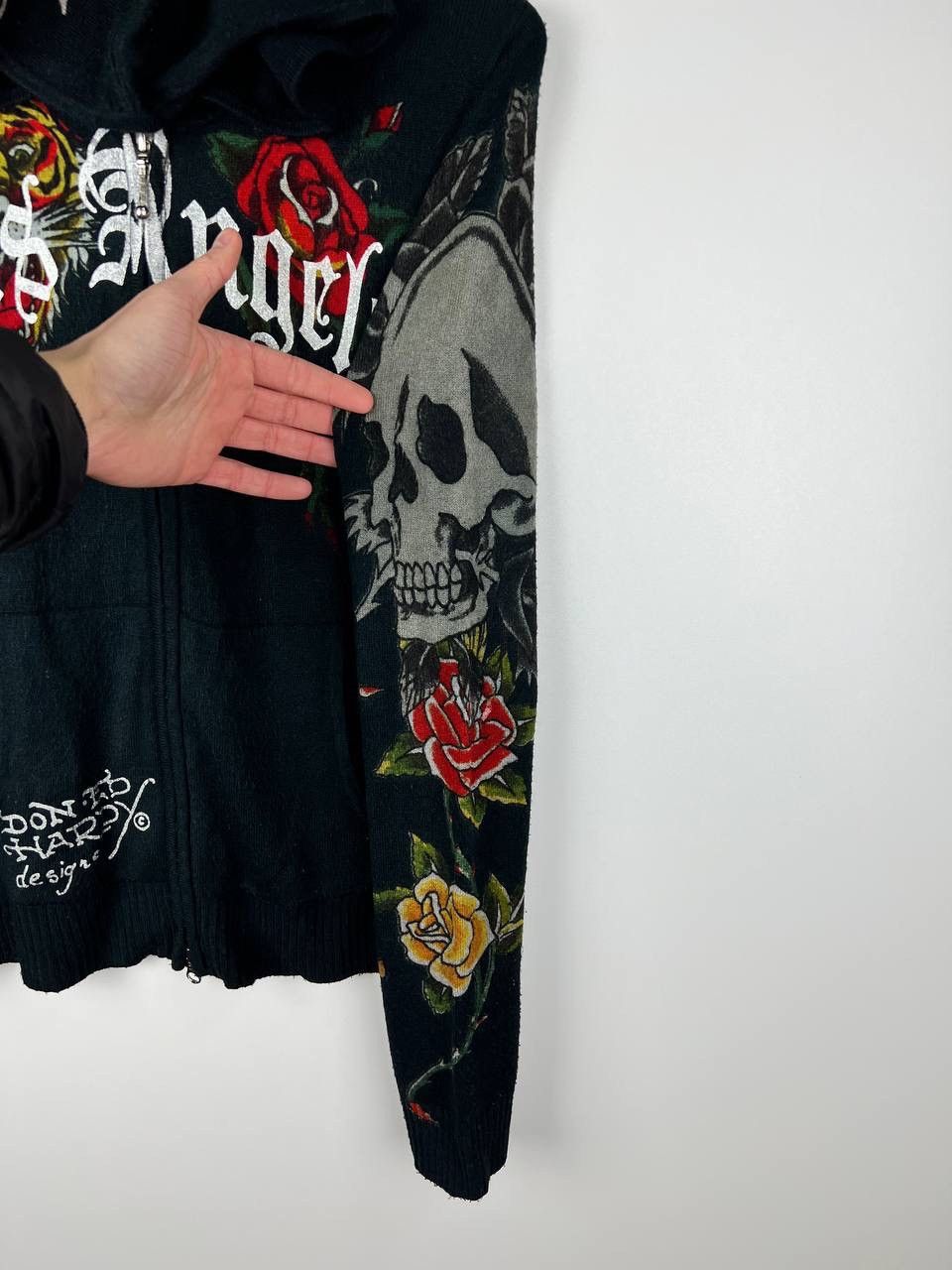 Ed Hardy × Vintage Ed Hardy streetwear sweat zip hoodie woman size S Size S / US 4 / IT 40 - 6 Thumbnail
