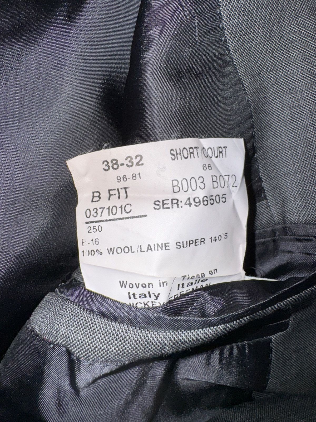 Hickey Freeman Hickey Freeman Super 140s Italian wool blazer Size 38S - 3 Thumbnail