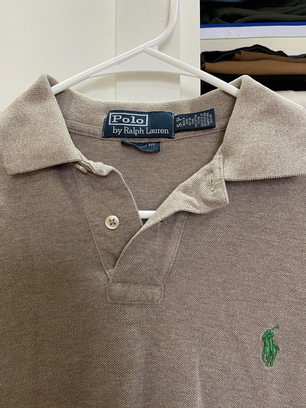 Polo Ralph Lauren Ralph Lauren Custom Fit Green Pony Polo Shirt Size US S / EU 44-46 / 1 - 2 Thumbnail