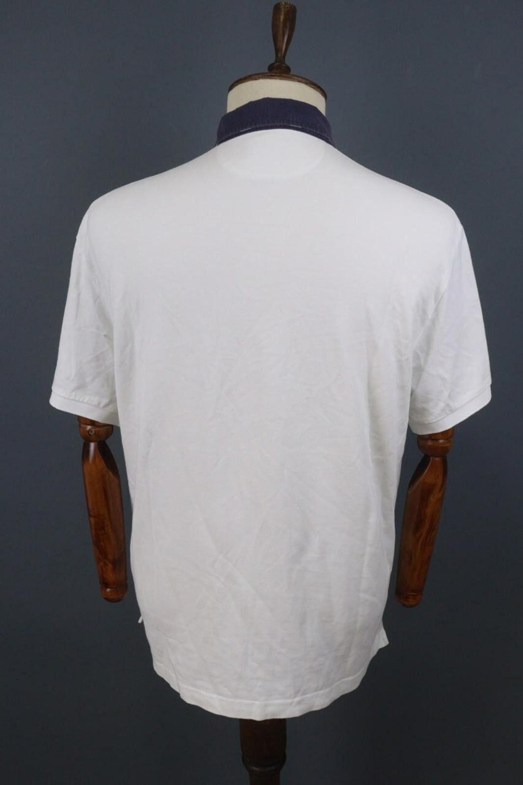 Designer Hackett London Classic Fit White Polo Shirt Size XL Size US XL / EU 56 / 4 - 8 Thumbnail