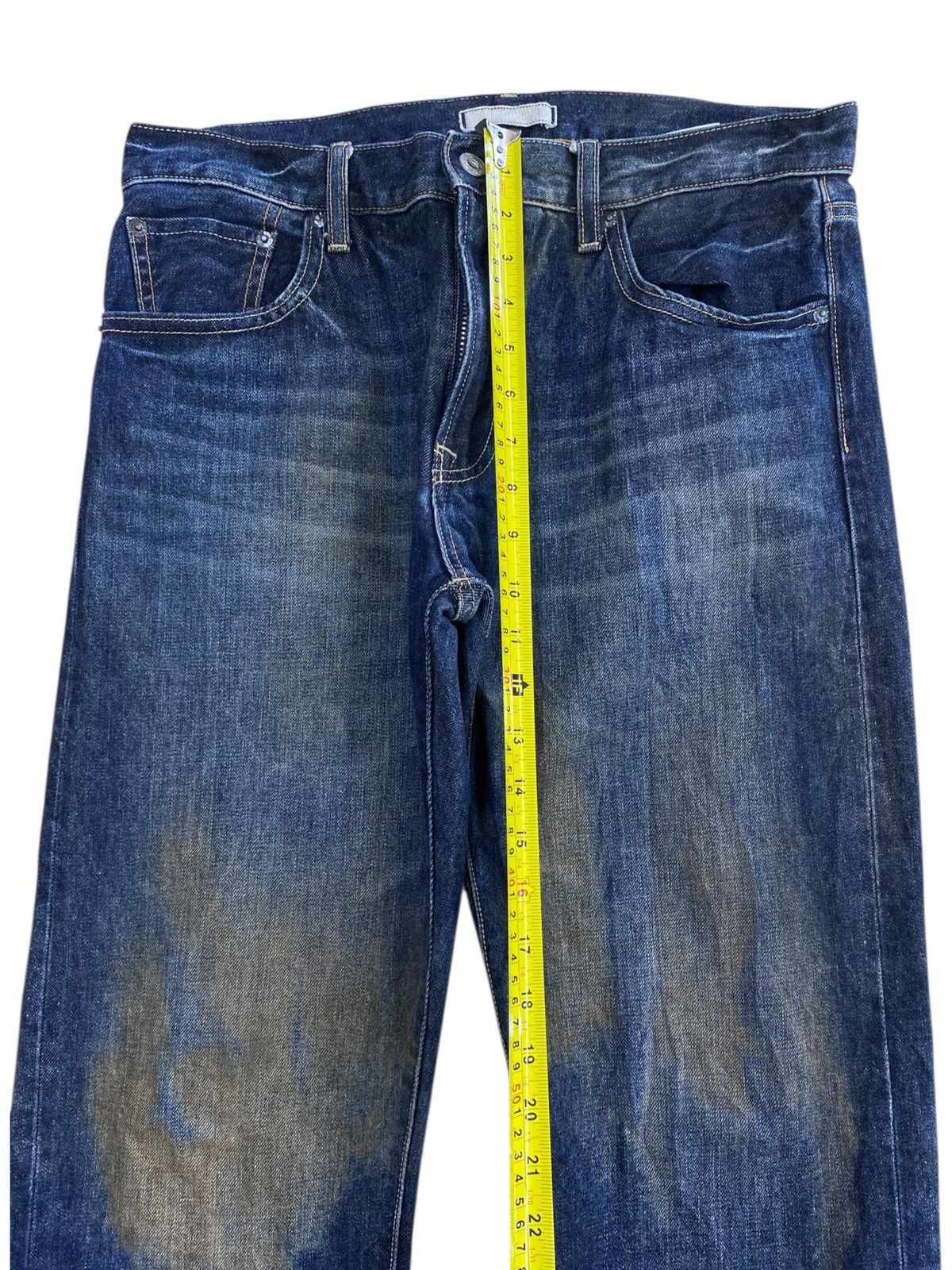 Uniqlo Uniqlo X Selvedge Rusty Wash Style Loose Jeans Size US 32 / EU 48 - 6 Thumbnail