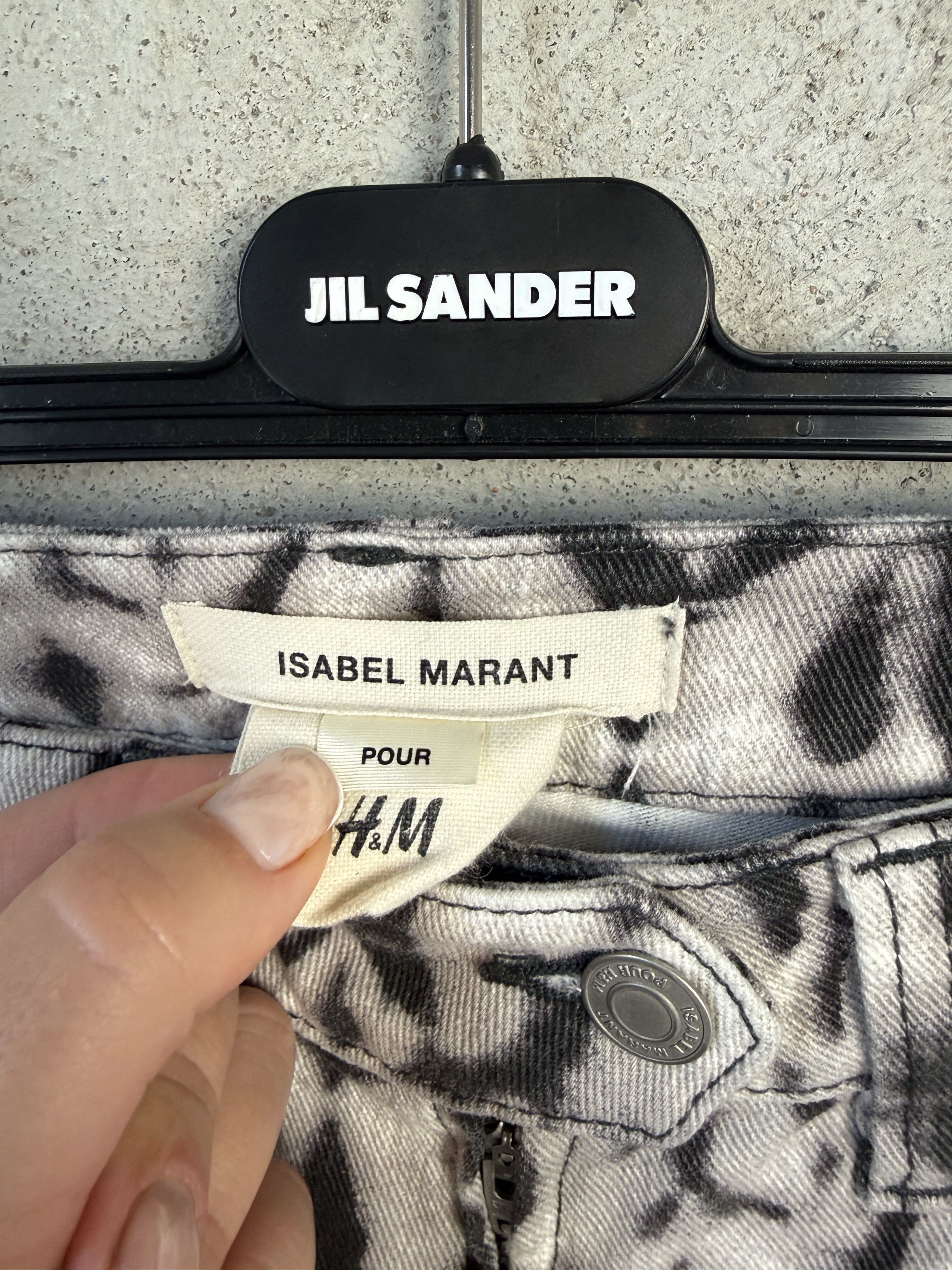 H&M × Isabel Marant Isabel Marant pour H&M denim jeans pants Size 26" / US 2 / IT 38 - 3 Thumbnail
