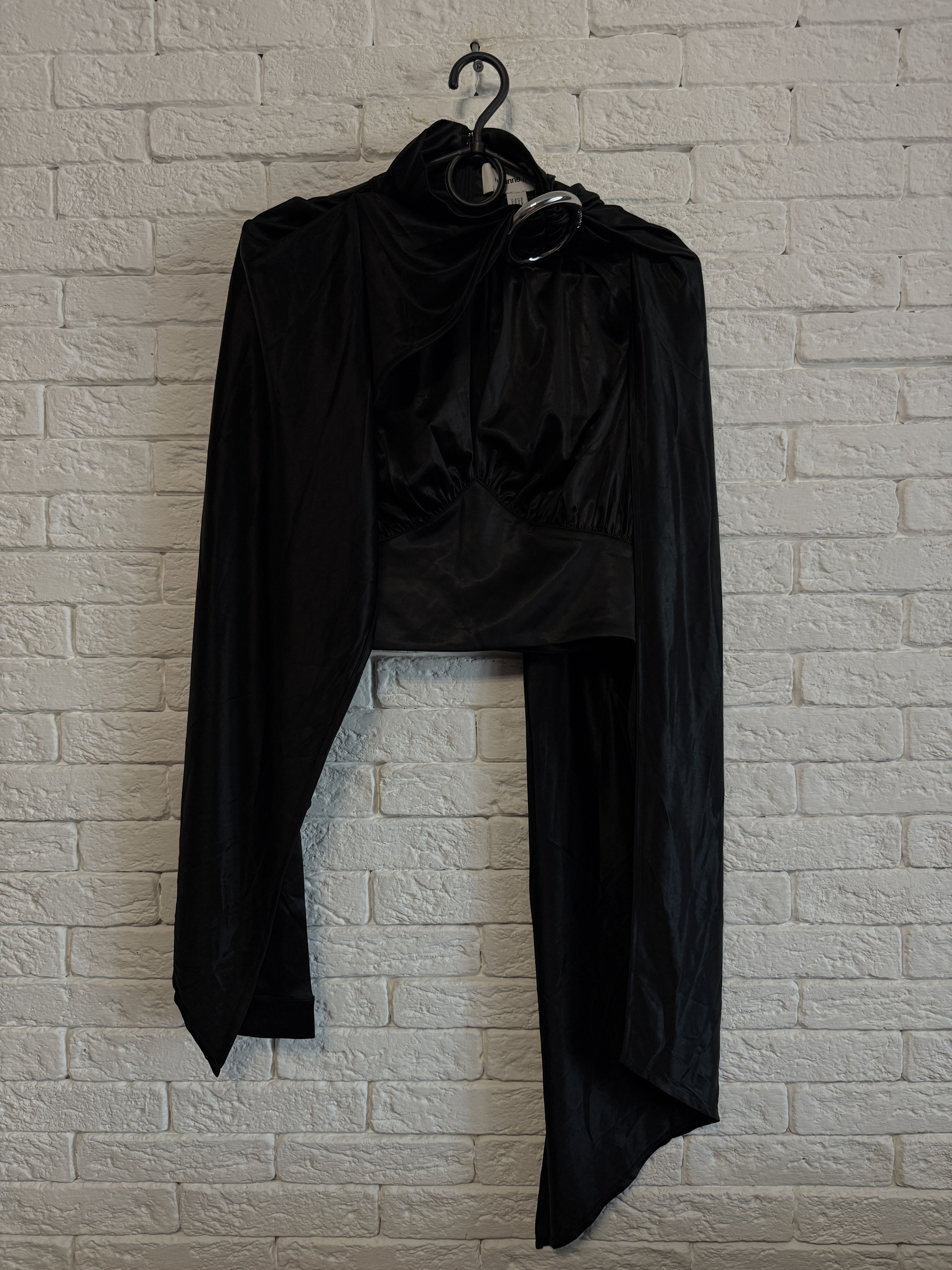 H&M × Paco Rabanne Paco Rabanne x H&M Blouse Buckle Detail Sz M Size M / US 6-8 / IT 42-44 - 4 Thumbnail
