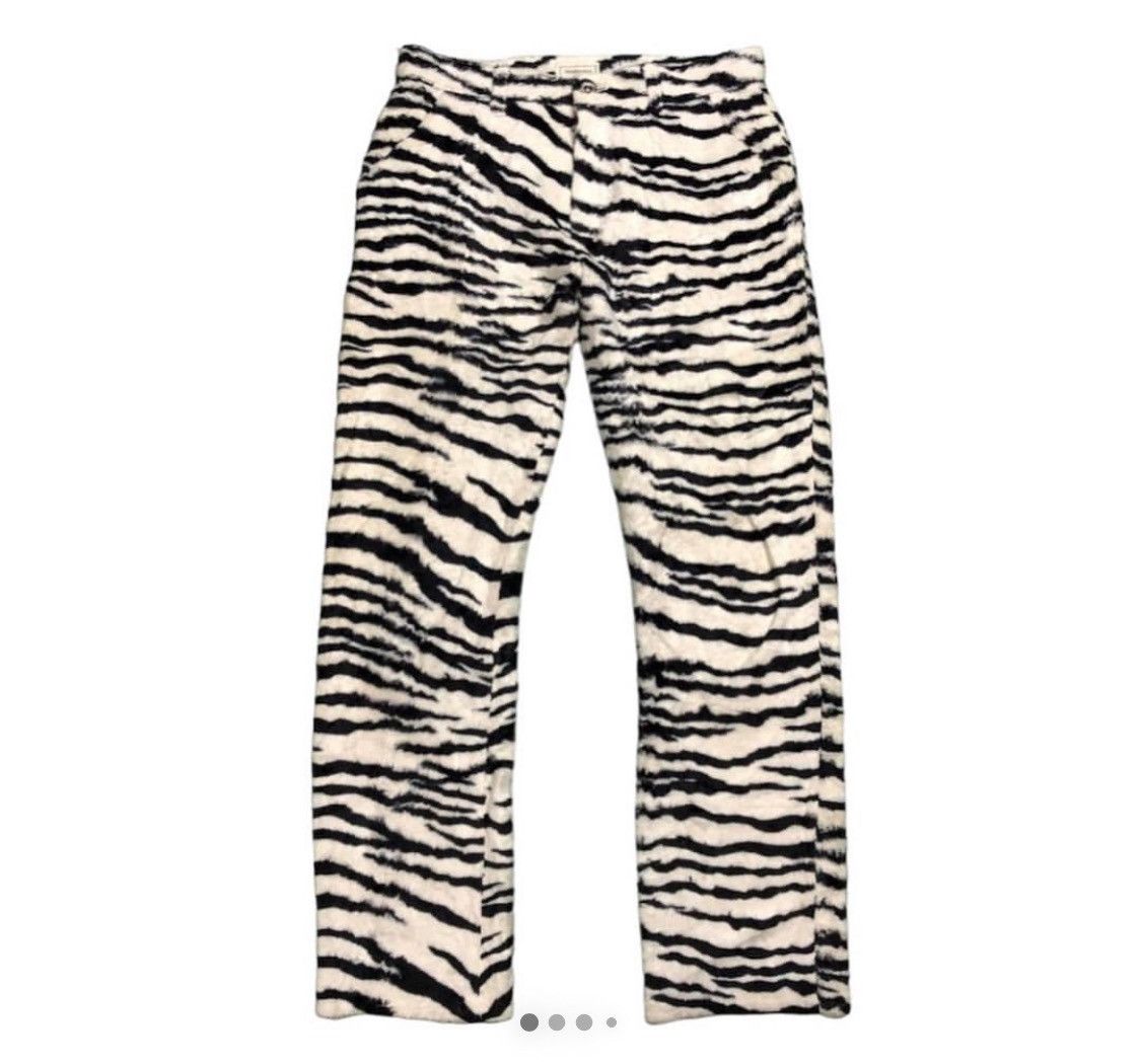 Hysteric Glamour Vintage Hysteric Glamour Zebra Velvet Pants Size US 29 - 1 Thumbnail