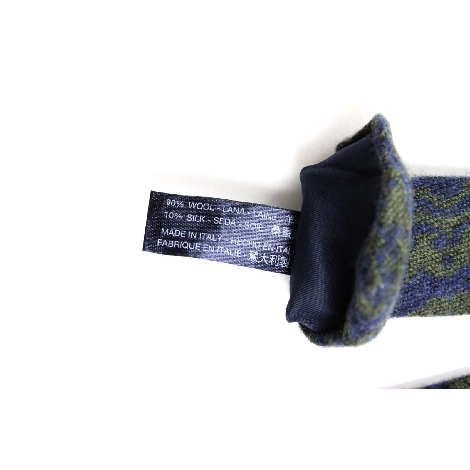 Suitsupply SUITSUPPLY Tie Men's Wool Silk Floral Pattern Tied Pointed Long Blue 153 X 8 CM Size ONE SIZE - 6 Thumbnail