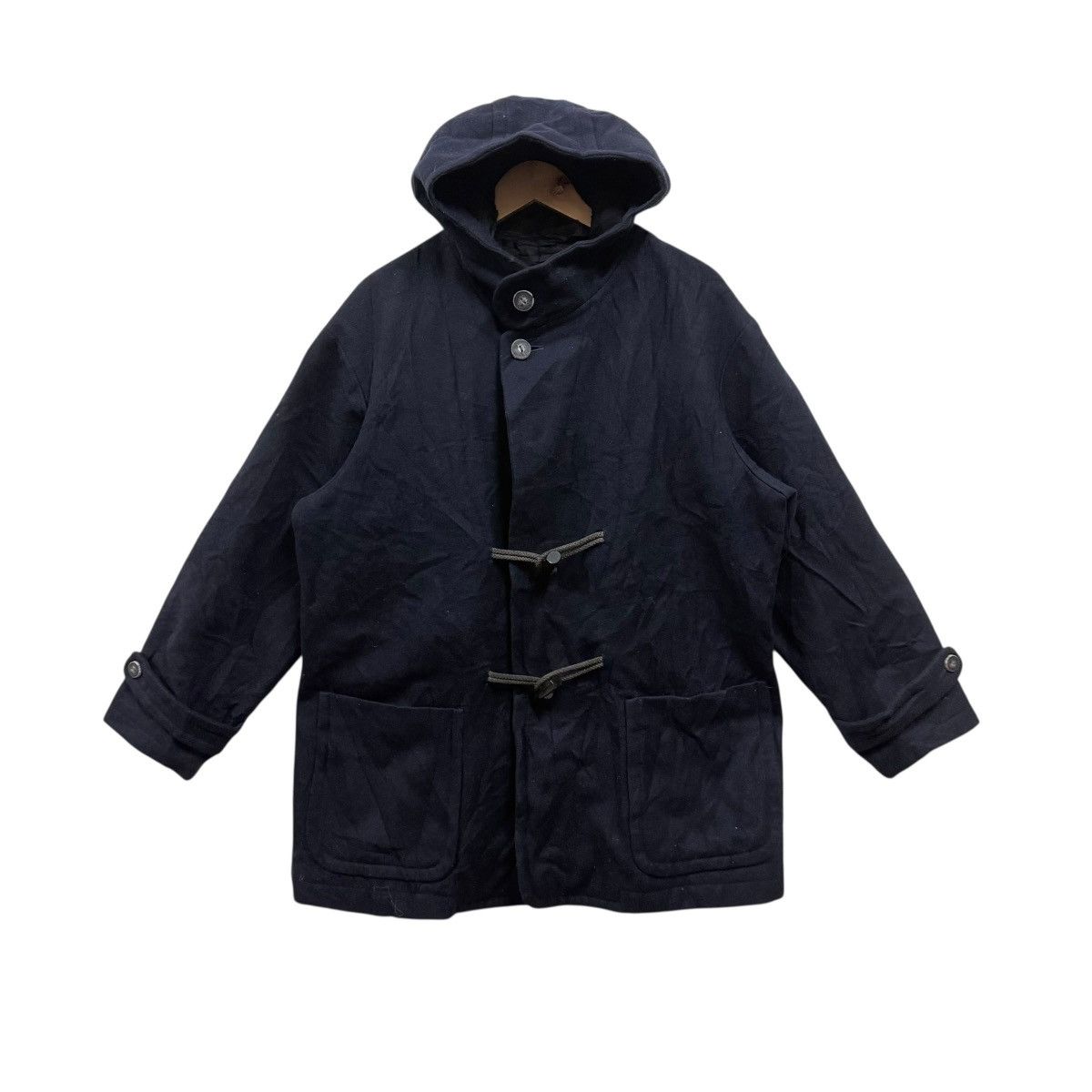 Tete Homme Tete Homme Katoh Kazutaka Hooded Wool Jacket Size US XL / EU 56 / 4 - 1 Thumbnail