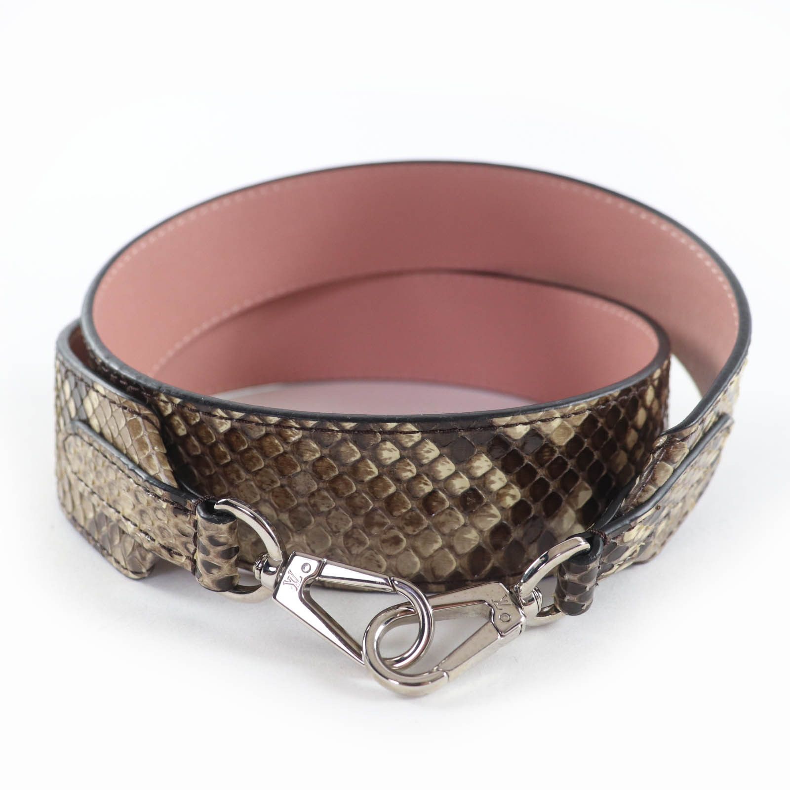 Louis Vuitton Louis Vuitton Louis Vuitton Python Leather Shoulder Strap Leather Other J02293 DUTY FREE for USA Size ONE SIZE - 1 Thumbnail