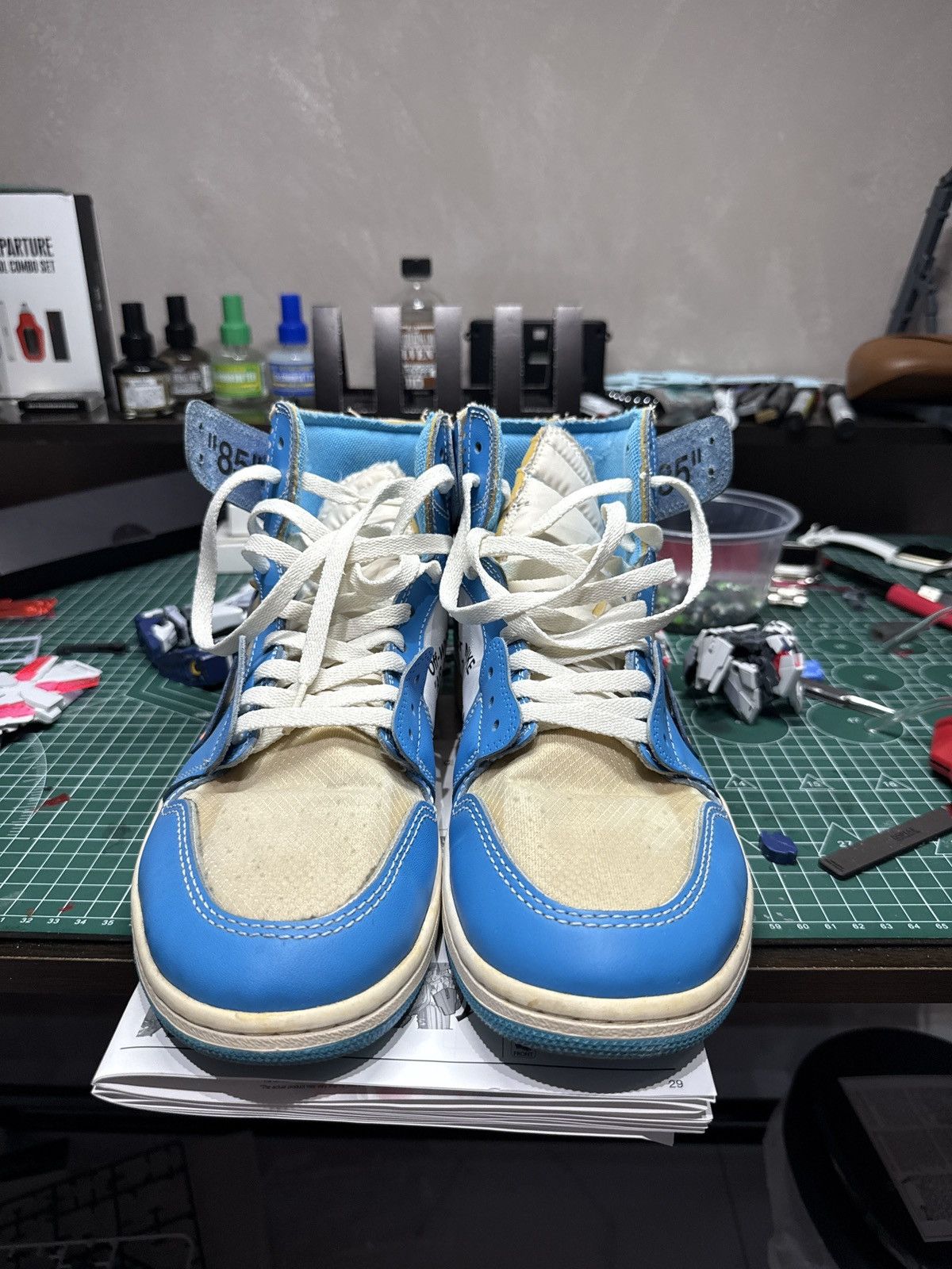 Jordan Brand × Off-White Jordan 1 off white UNC Size US 11 / EU 44 - 3 Thumbnail