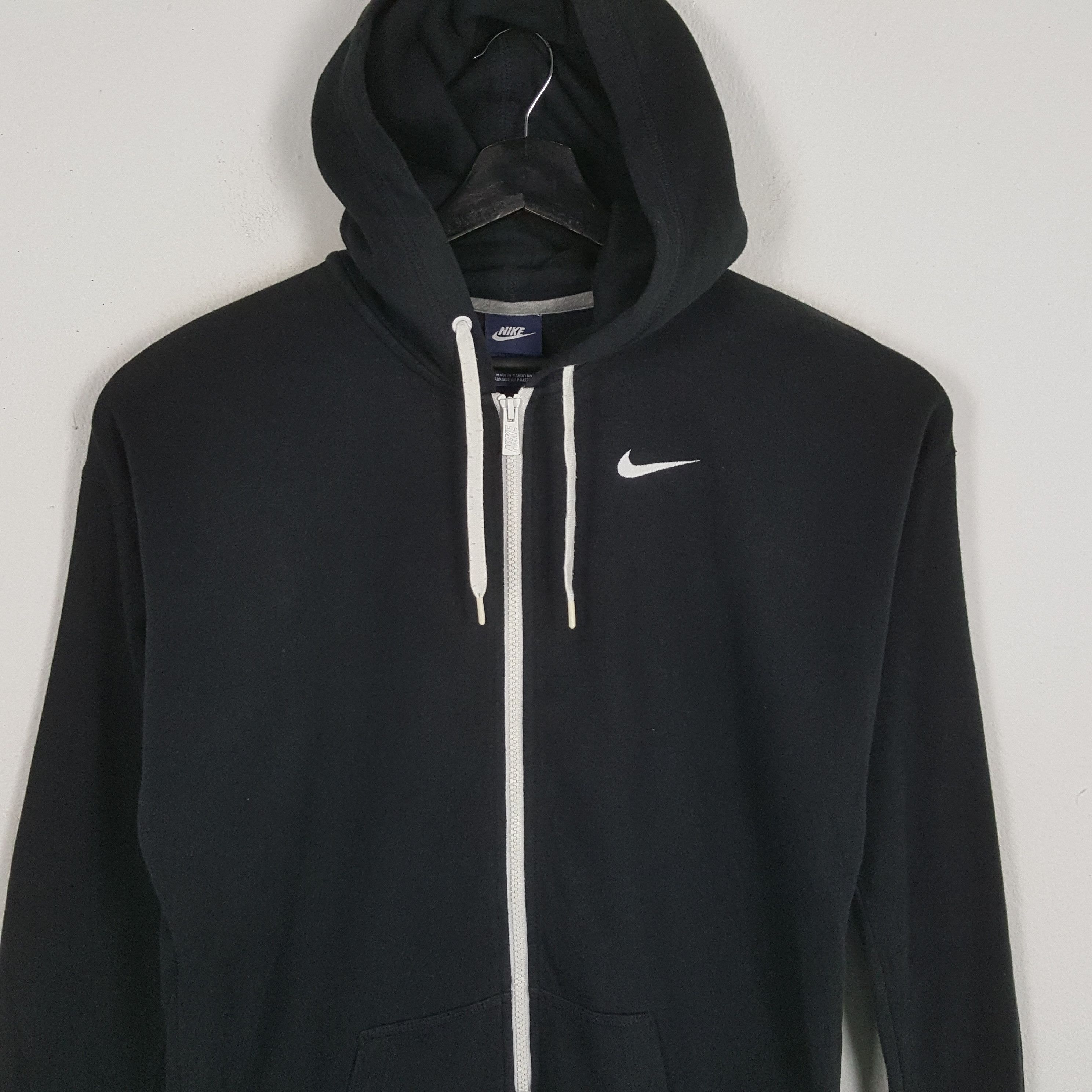 Nike × Vintage NIKE Small Logo Design Zipper Hoodies Size US M / EU 48-50 / 2 - 2 Thumbnail