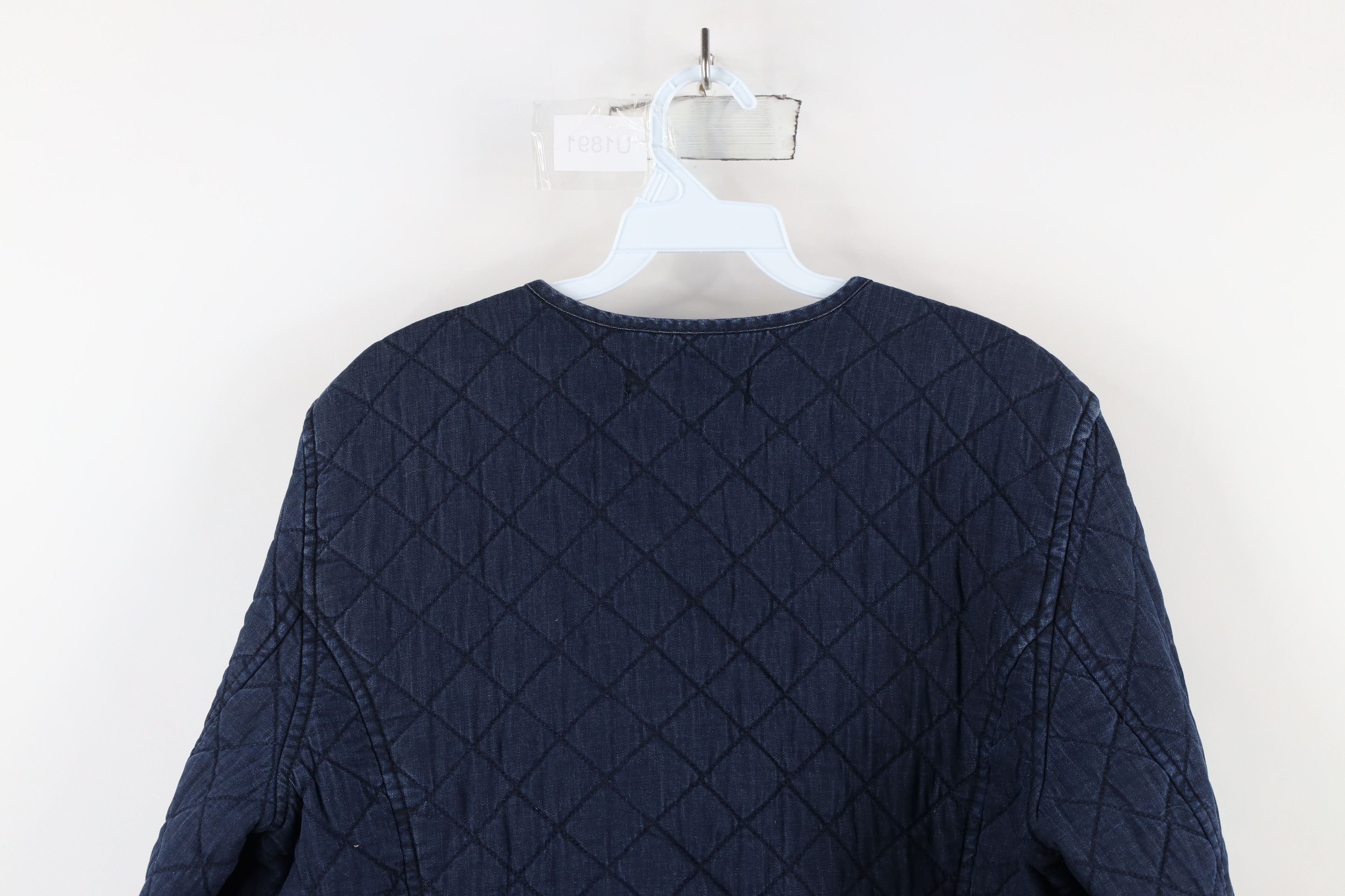 Ralph Lauren × Vintage Vintage 90s Ralph Lauren Full Button Jacket Indigo Blue Size XL / US 12-14 / IT 48-50 - 11 Thumbnail