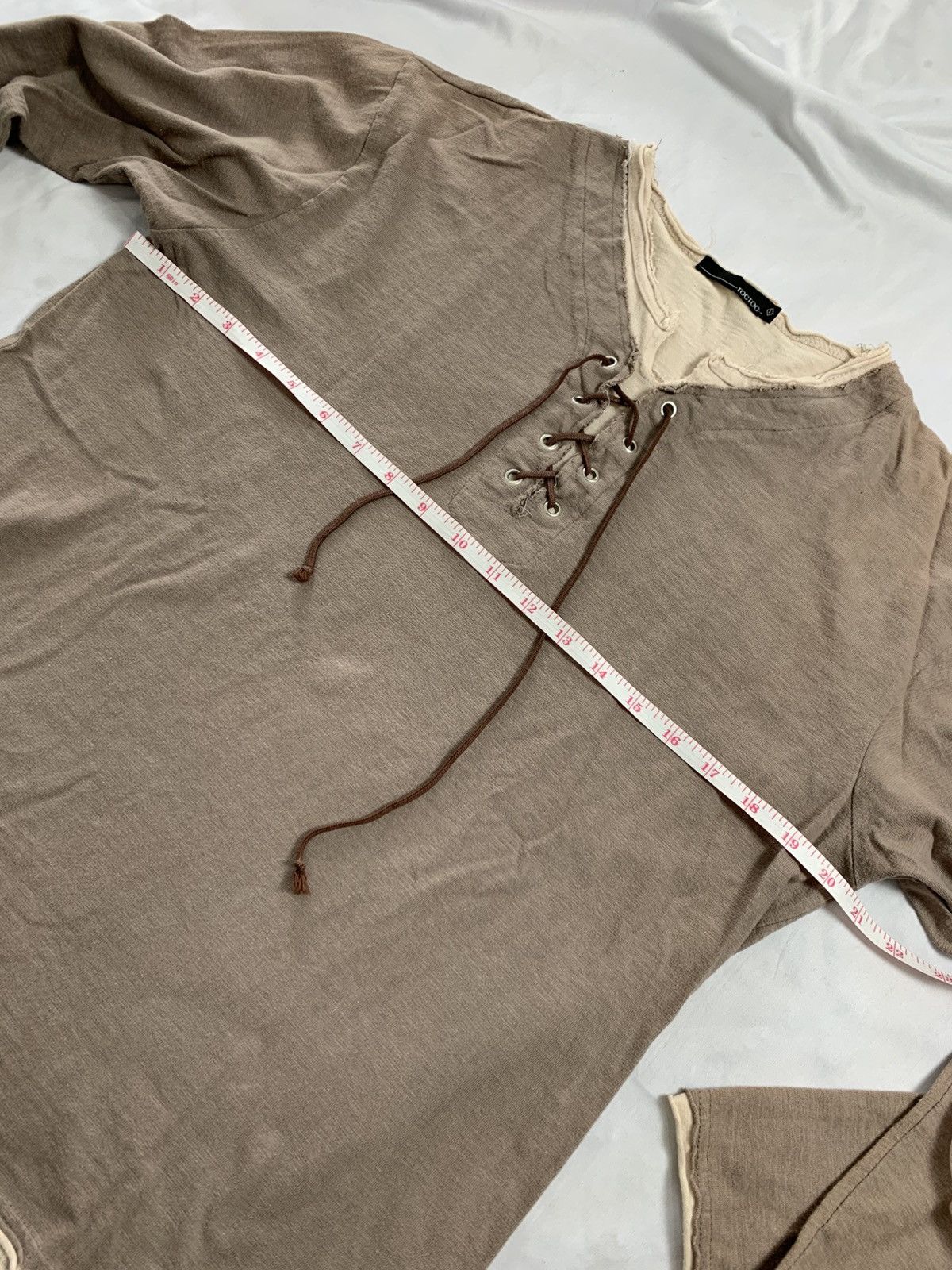 KMRii japanese gothic y2k style toctoc lace up longsleeve ifsx lgb Size US M / EU 48-50 / 2 - 8 Thumbnail