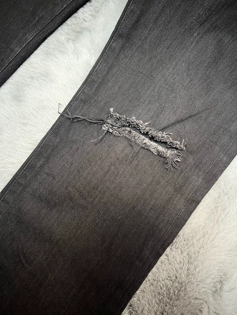 Yves Saint Laurent Saint laurent 17 Spring/Summer Knife Cut Black Basic Jeans Size US 32 / EU 48 - 5 Thumbnail