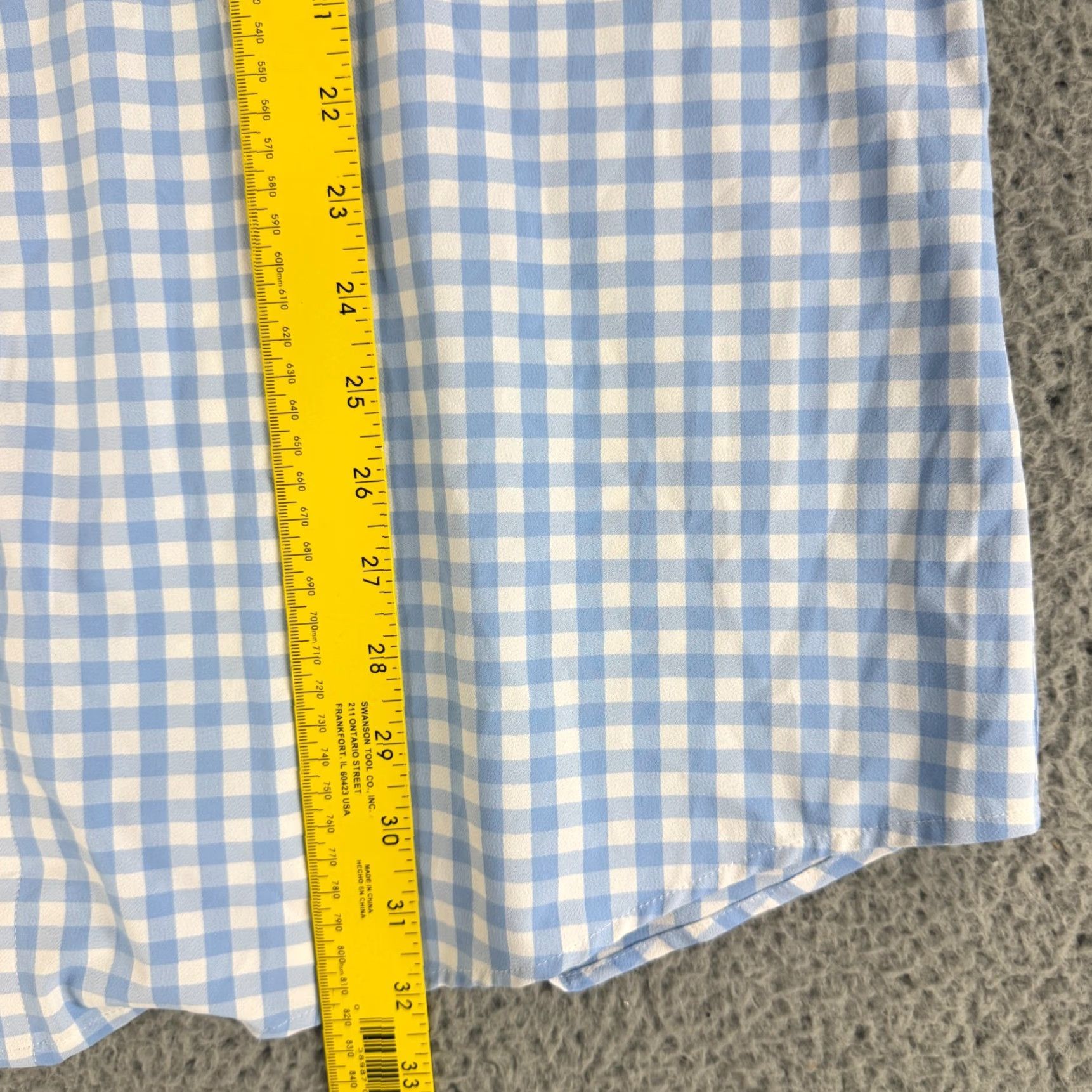 Mizzen+Main Mizzen+Main Leeward Button-Up Shirt Mens 2XL Blue Check Print Trim Fit LS Shirt Mens Blue Check Print Trim Fit LS Size US XXL / EU 58 / 5 - 6 Thumbnail