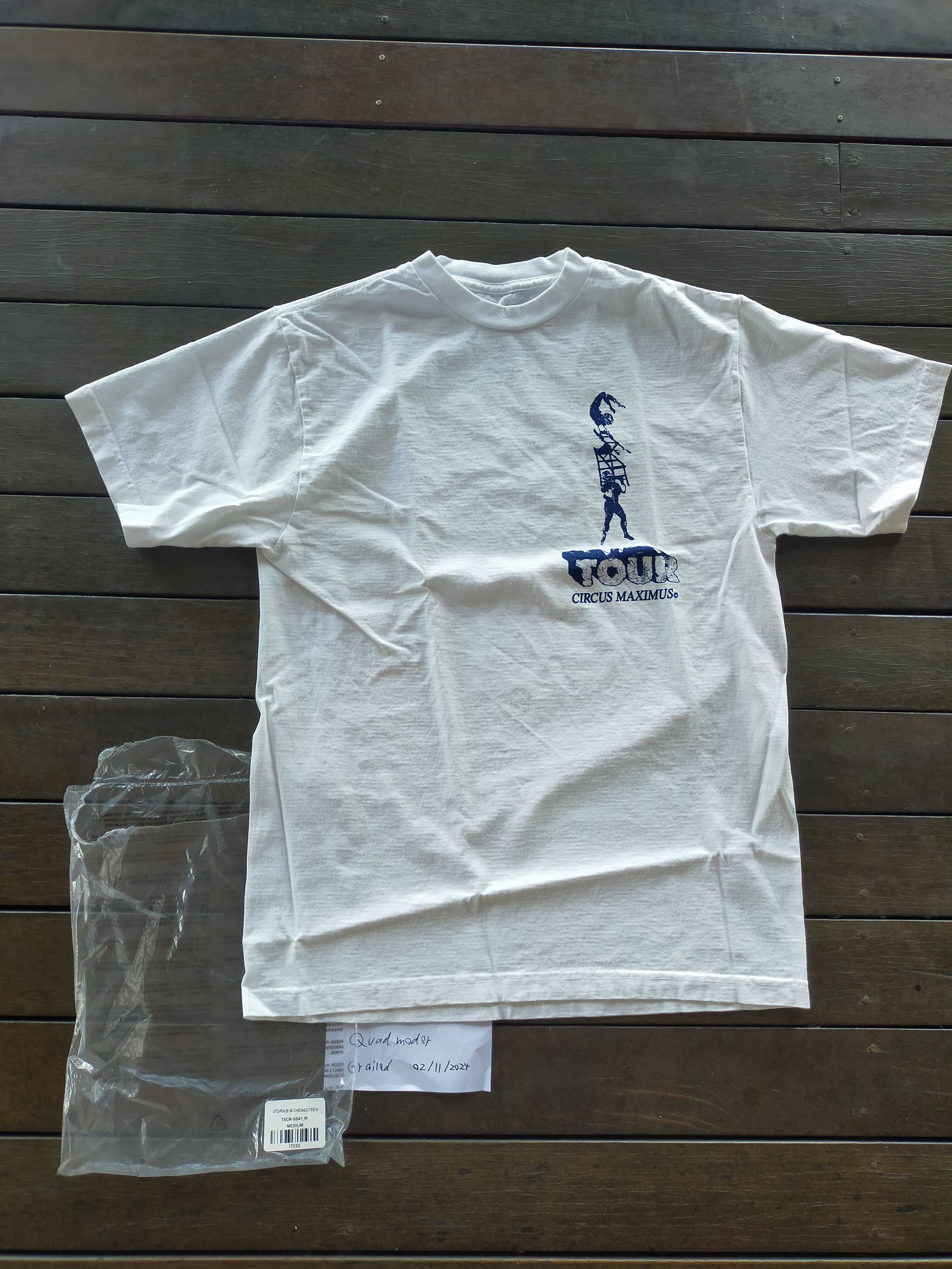 Travis Scott Travis Scott Utopia Chicago Illinois circus maximus shirt Size US M / EU 48-50 / 2 - 1 Thumbnail