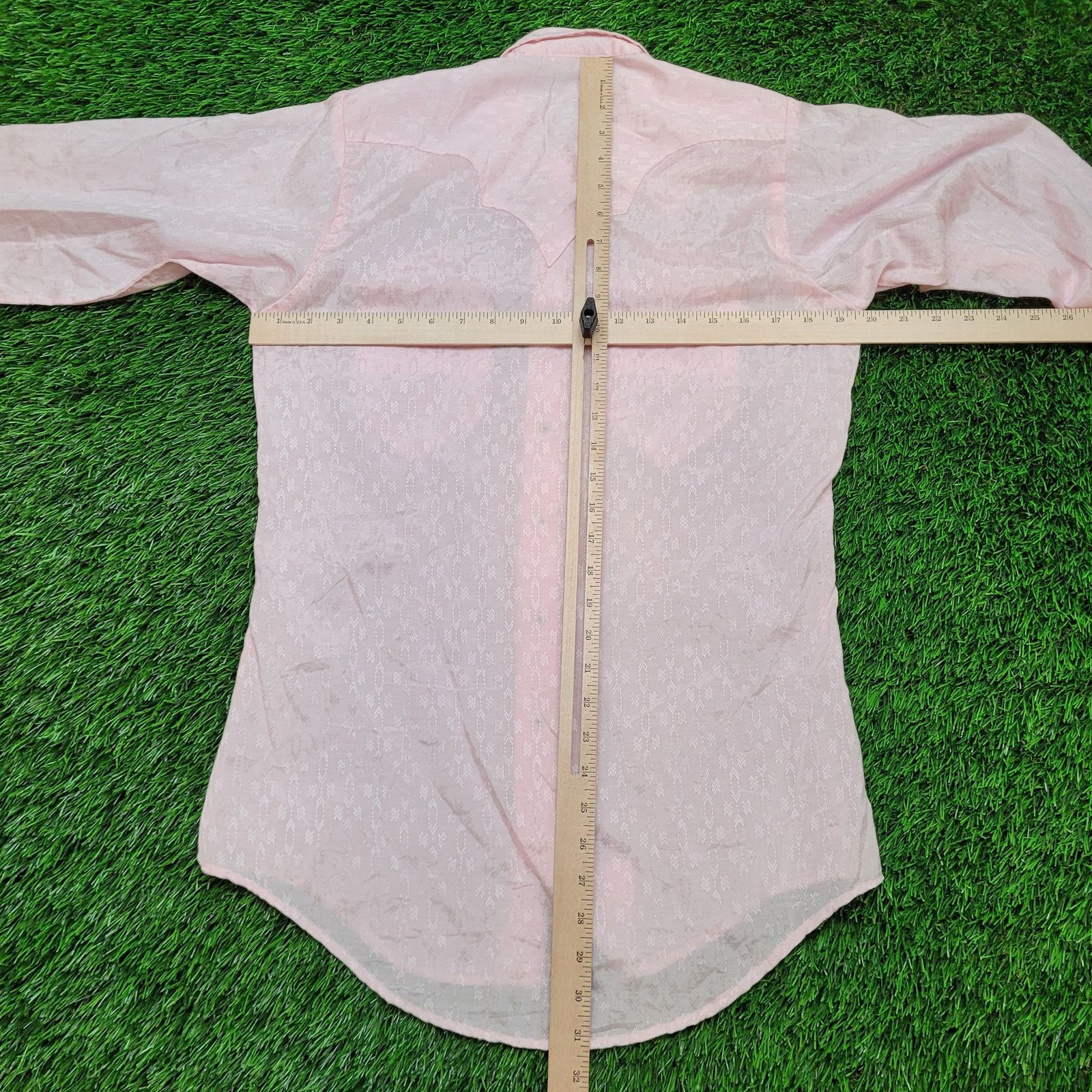 Rockmount Ranch Wear VTG 70s Rockmount Ranch Wear Pearl Snap Shirt M Jacquard USA Size US M / EU 48-50 / 2 - 8 Thumbnail