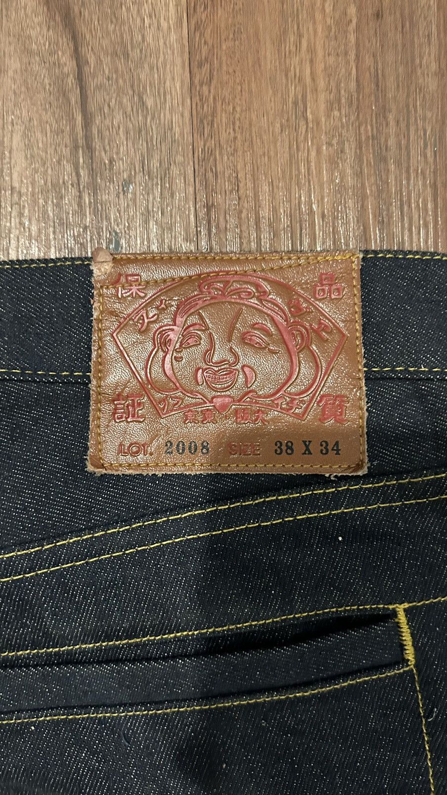 Evisu RARE❗️Evisu Horicho Mask Daicock Selvedge Denim Jeans Size US 38 / EU 54 - 10 Thumbnail