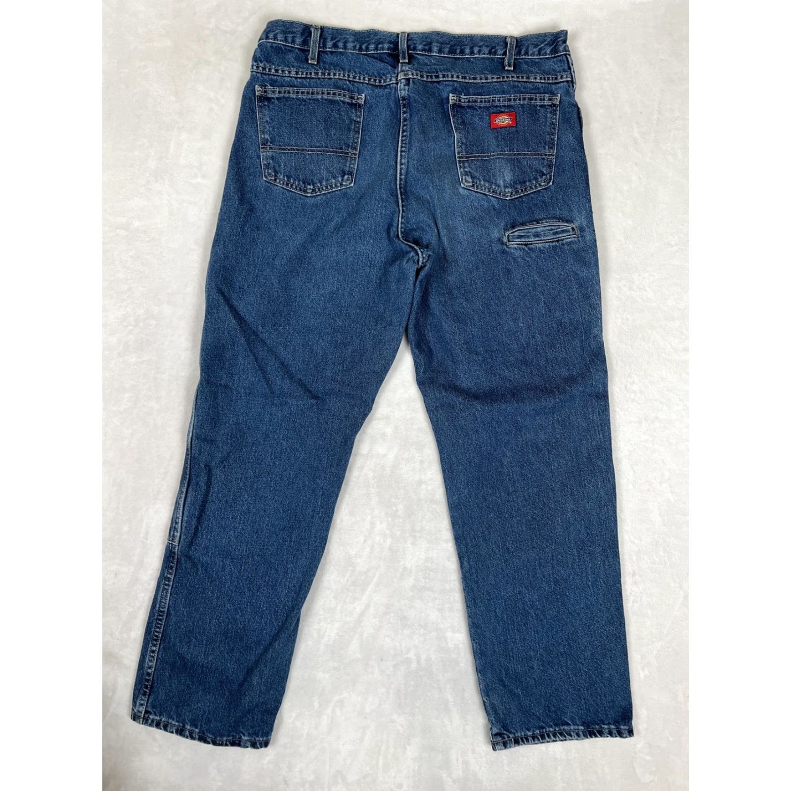 Dickies Dickies Jeans Mens 38x32 Blue Relaxed Straight Denim Work Pants Size US 38 / EU 54 - 6 Thumbnail