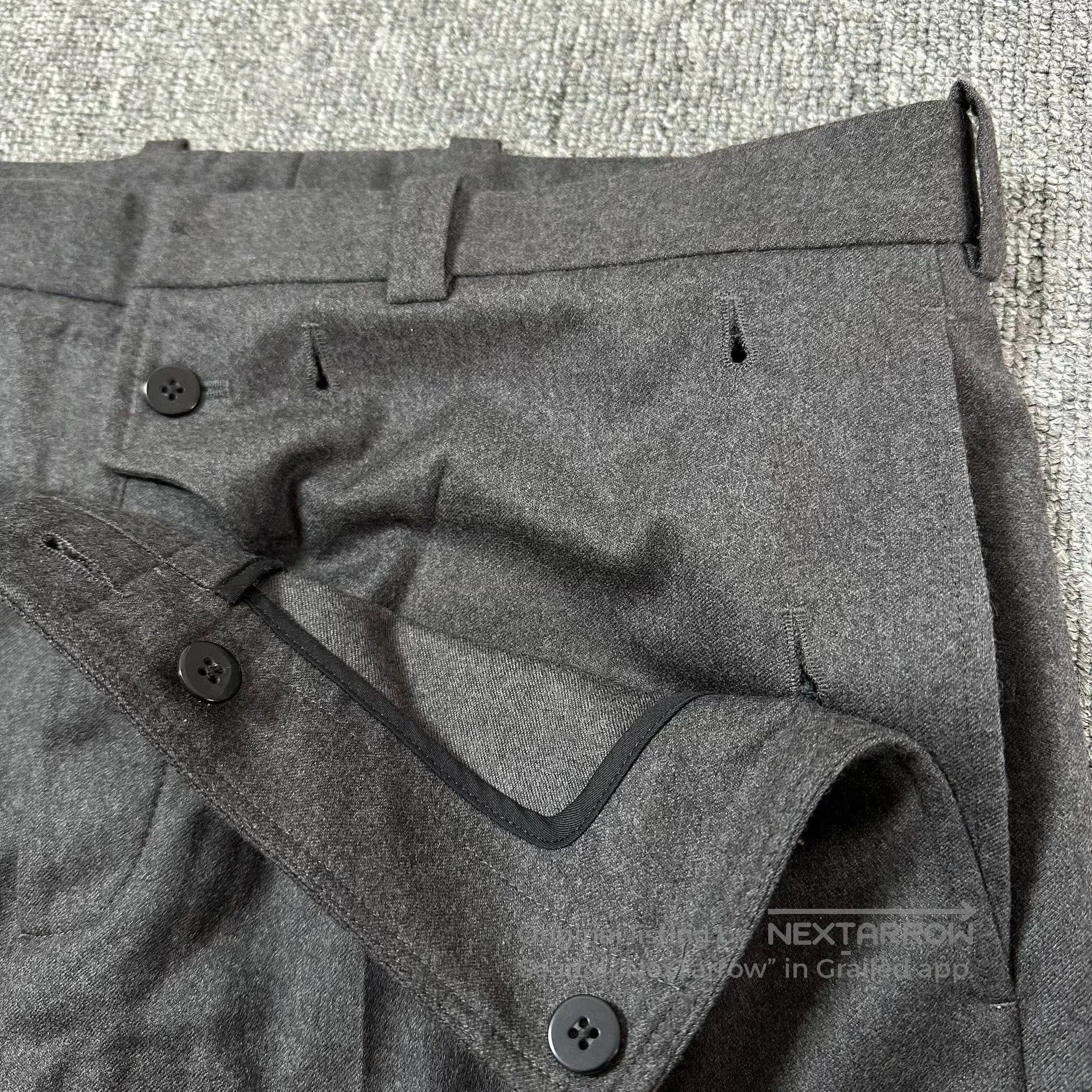 Dior Dior Homme Wool Gray Casual Trousers. Size US 32 / EU 48 - 3 Thumbnail