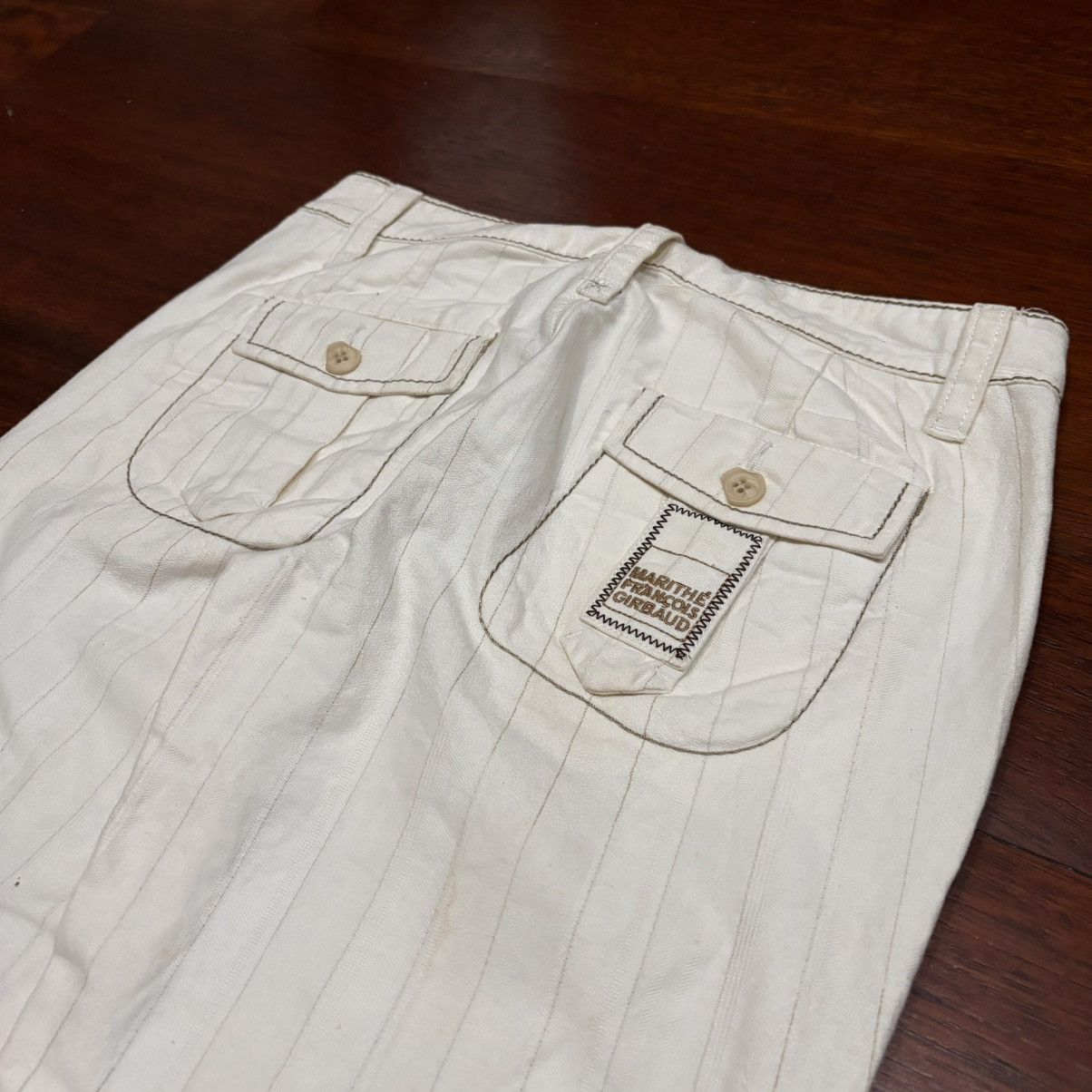Designer × Marithe + Francois Girbaud ⚡️QUICK SHIP⚡️ Marithe Francois Girbaud Stripes Pants Size US 30 / EU 46 - 7 Thumbnail