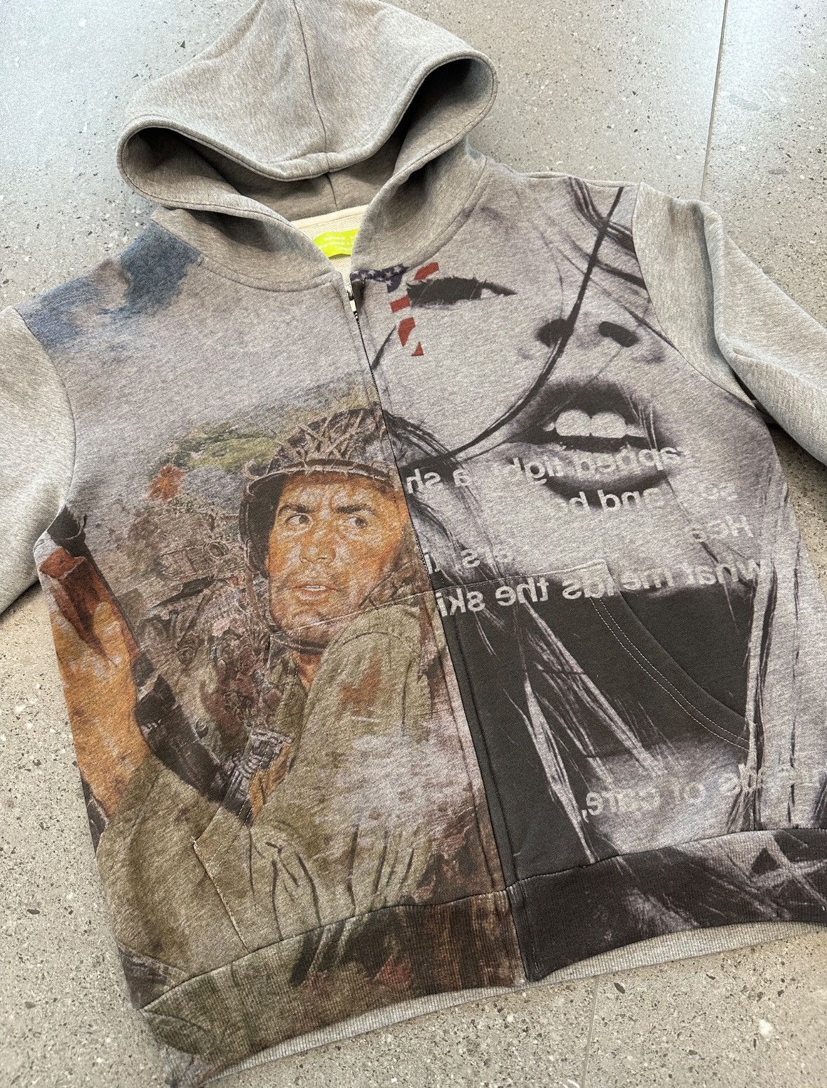 Other Peaceinwar gray hoodie zip up S Size US S / EU 44-46 / 1 - 2 Thumbnail