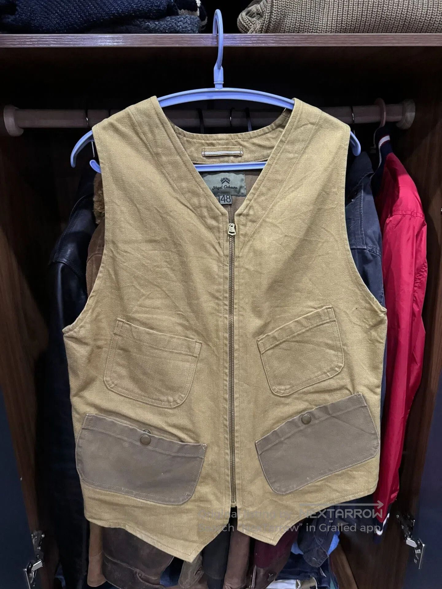 RRL Ralph Lauren nigel cabourn canvas vest with pockets. Size US M / EU 48-50 / 2 - 1 Thumbnail