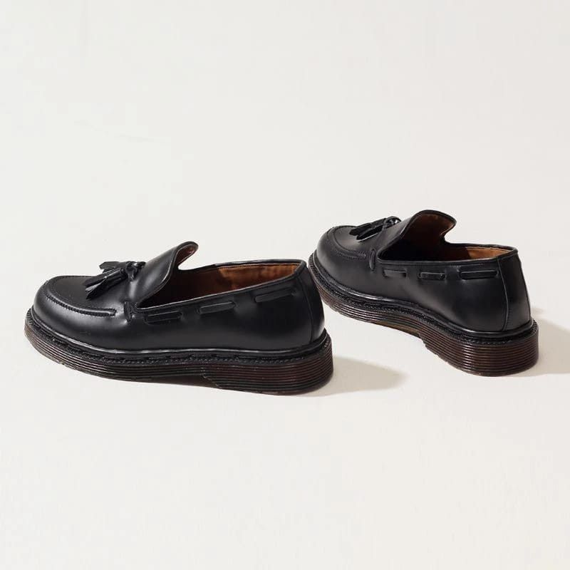 Leather × Simple Shoes Atilla Tassel Loafer Leather Brown Size US 10 / EU 43 - 2 Thumbnail