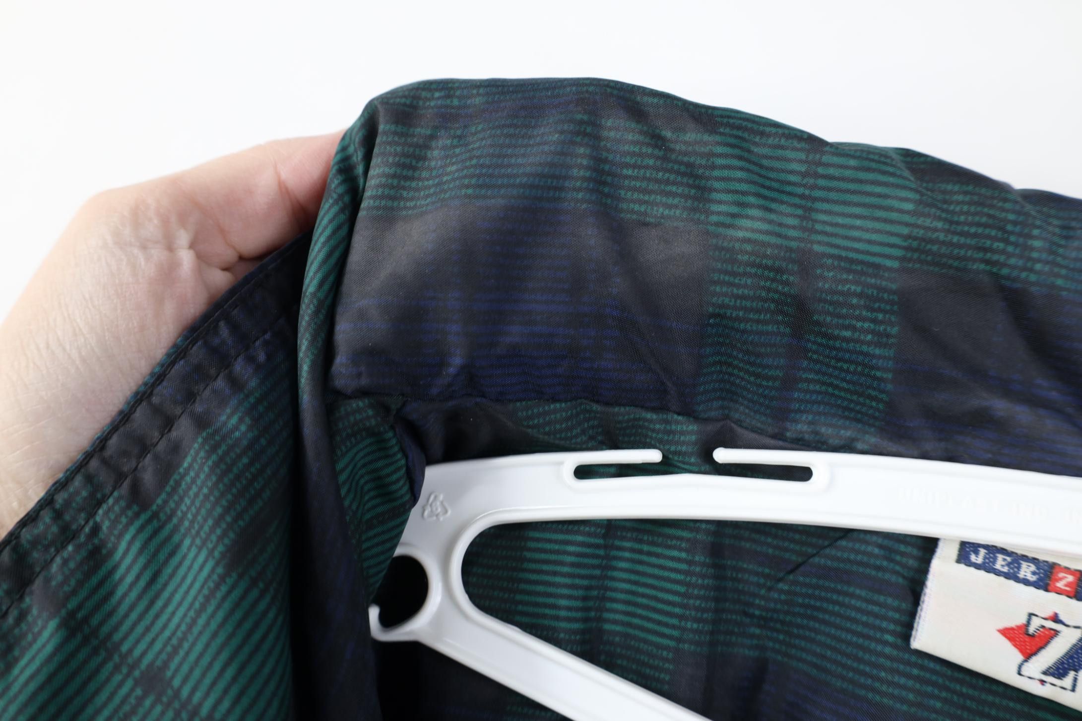 Vintage Vintage 90s Streetwear Windbreaker Bomber Jacket Tartan Size US L / EU 52-54 / 3 - 11 Thumbnail