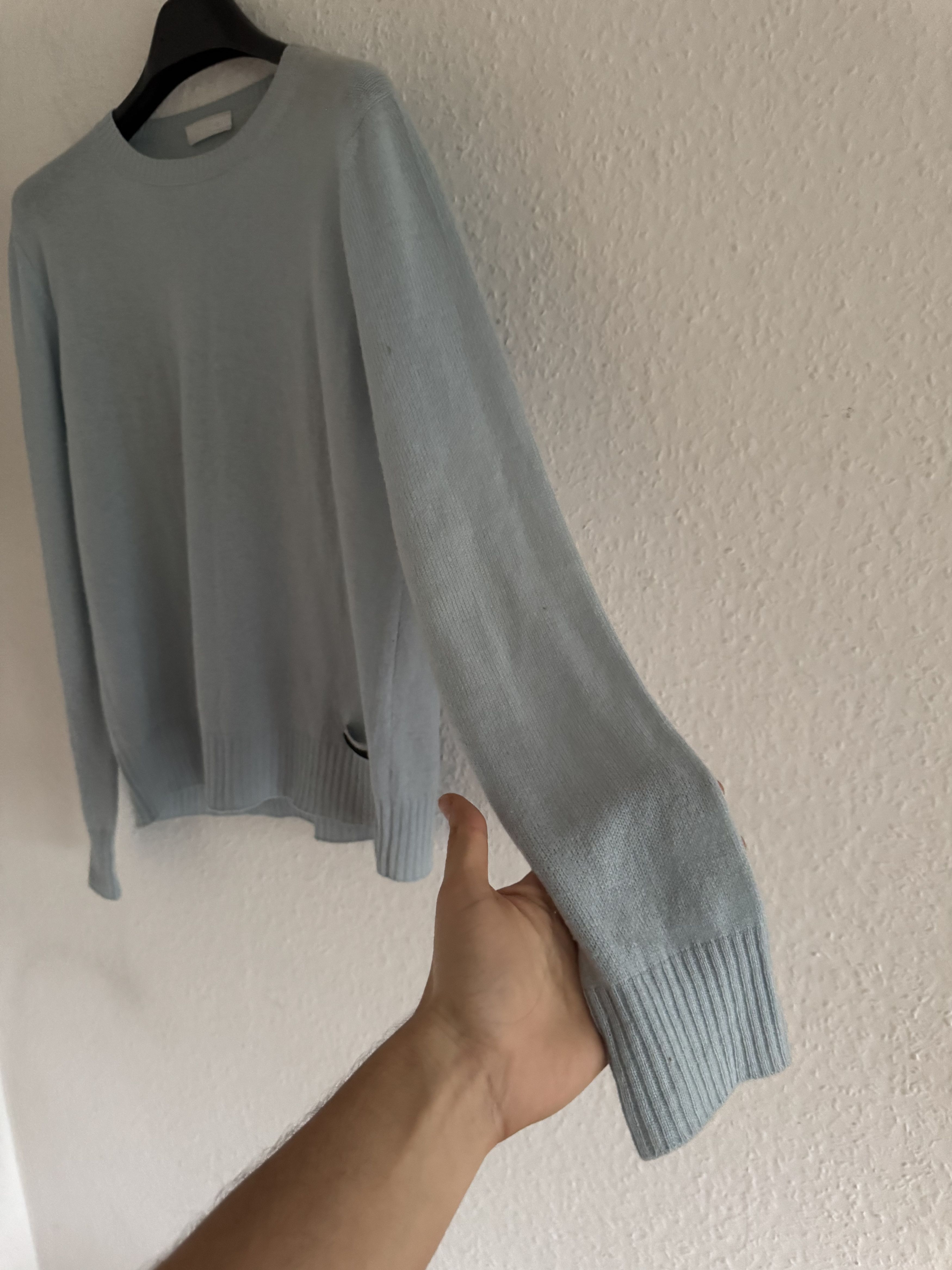 Prada Light Blue Knit Sweater Size US M / EU 48-50 / 2 - 6 Thumbnail