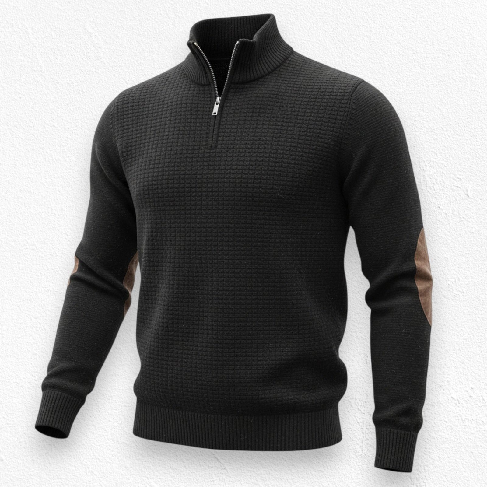 Tricots St. Raphael Tricots St Raphael Black Quarter Zip Sweater Size Small Size US S / EU 44-46 / 1 - 1 Thumbnail