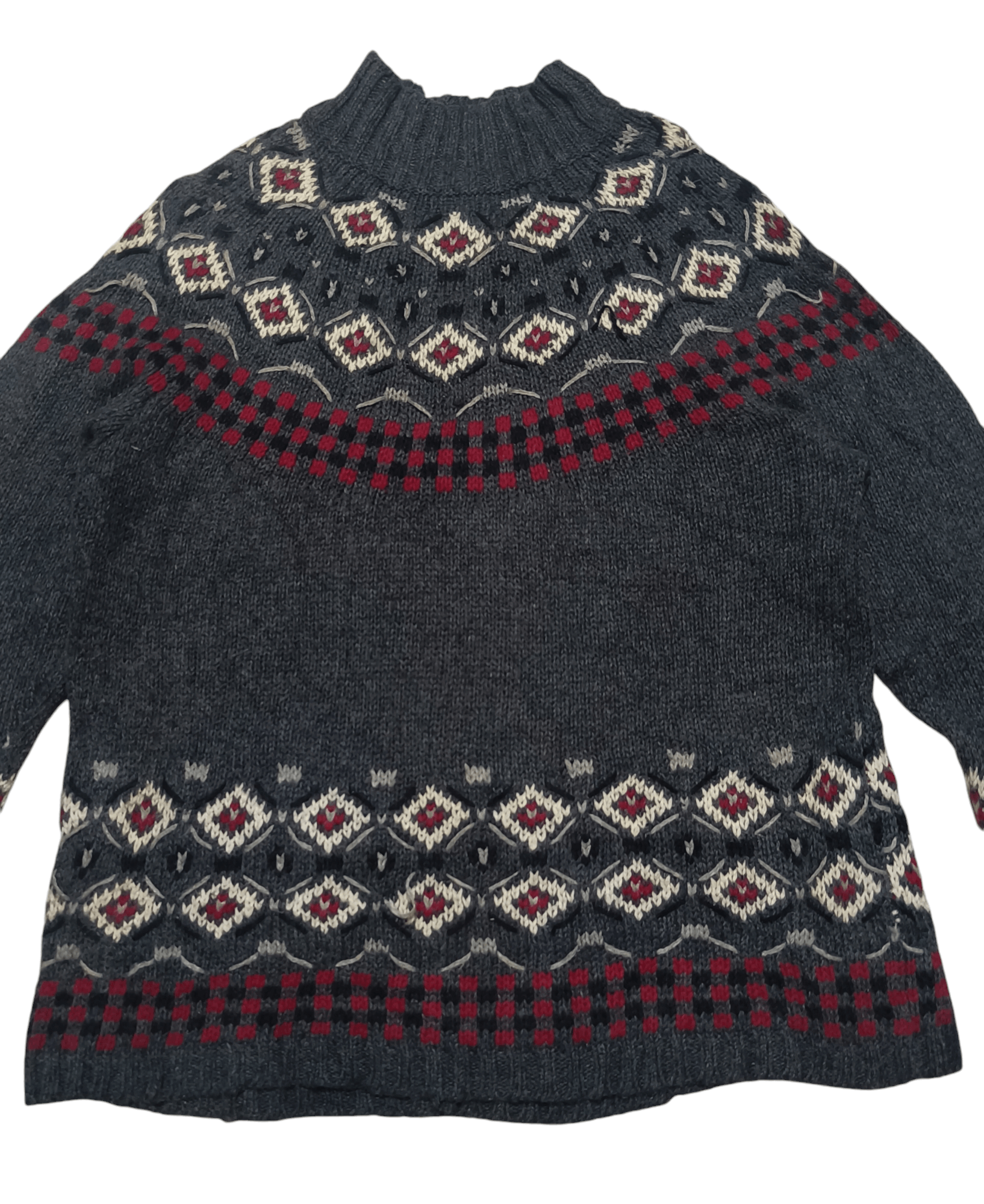 Basic Editions Vintage 80s BASIC EDITIONS Women's Ethnic Knit Sweater Size L / US 10 / IT 46 - 5 Thumbnail
