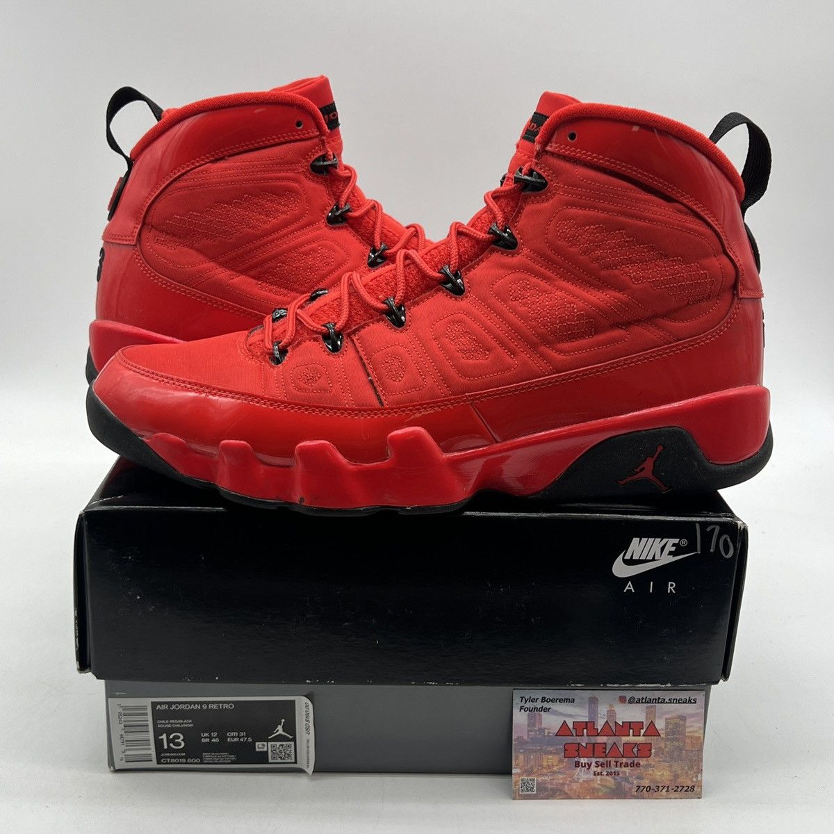 Jordan Brand Air Jordan 9 Chile red Size US 13 / EU 46 - 1 Thumbnail