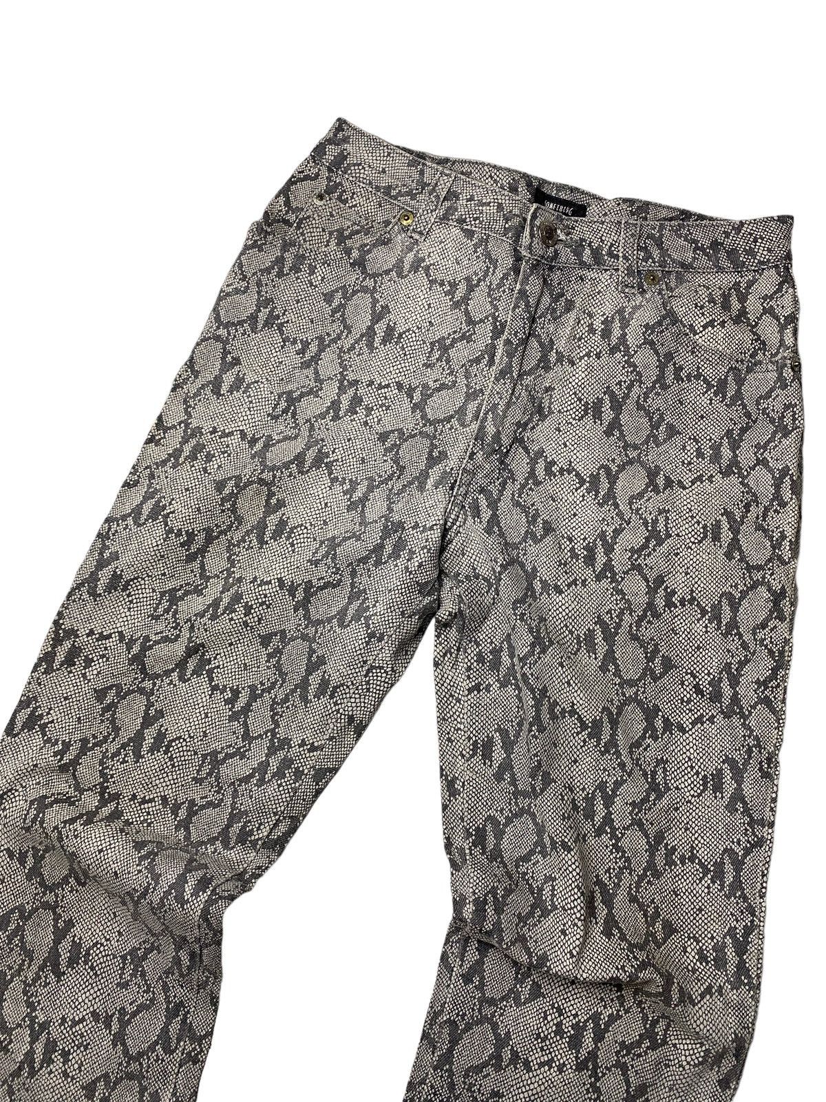 Le Grande Bleu (L.G.B.) 2000's Edwin Flared Snake Pattern Bootcut Jeans Size US 27 - 3 Thumbnail