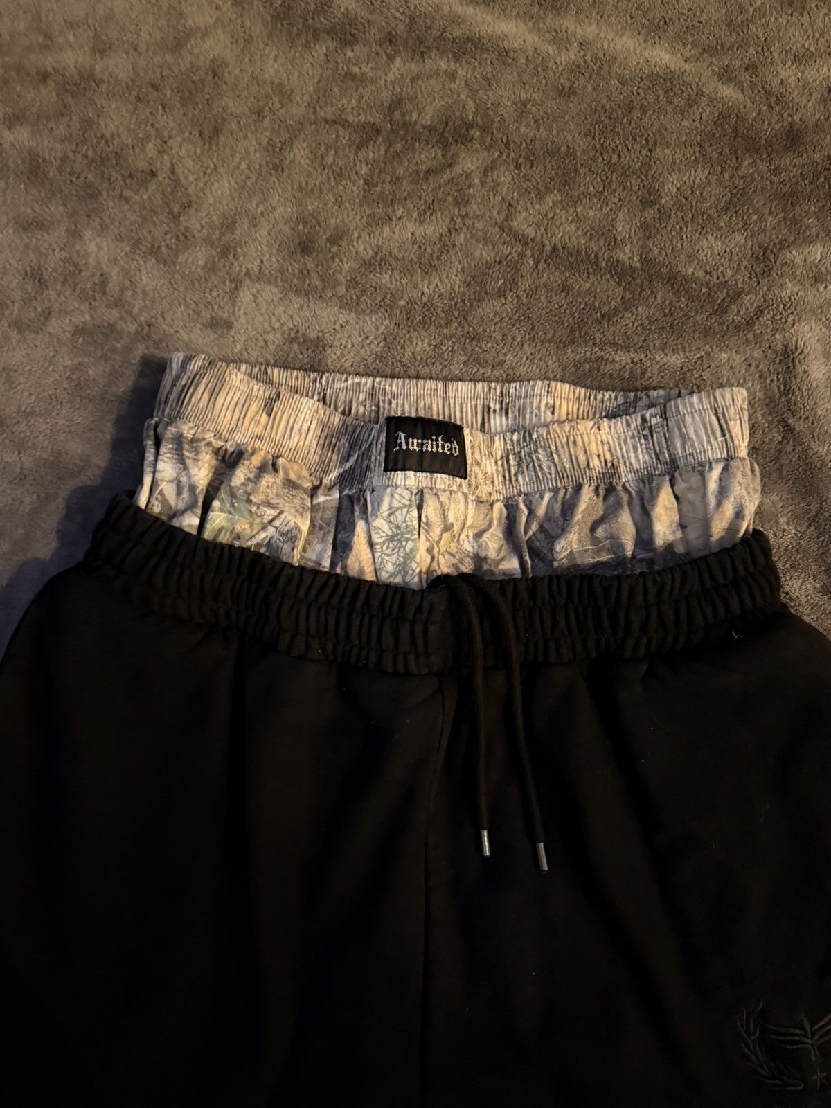 Other Awaited Militia Black Double waited camo sweats Size US 36 / EU 52 - 2 Thumbnail