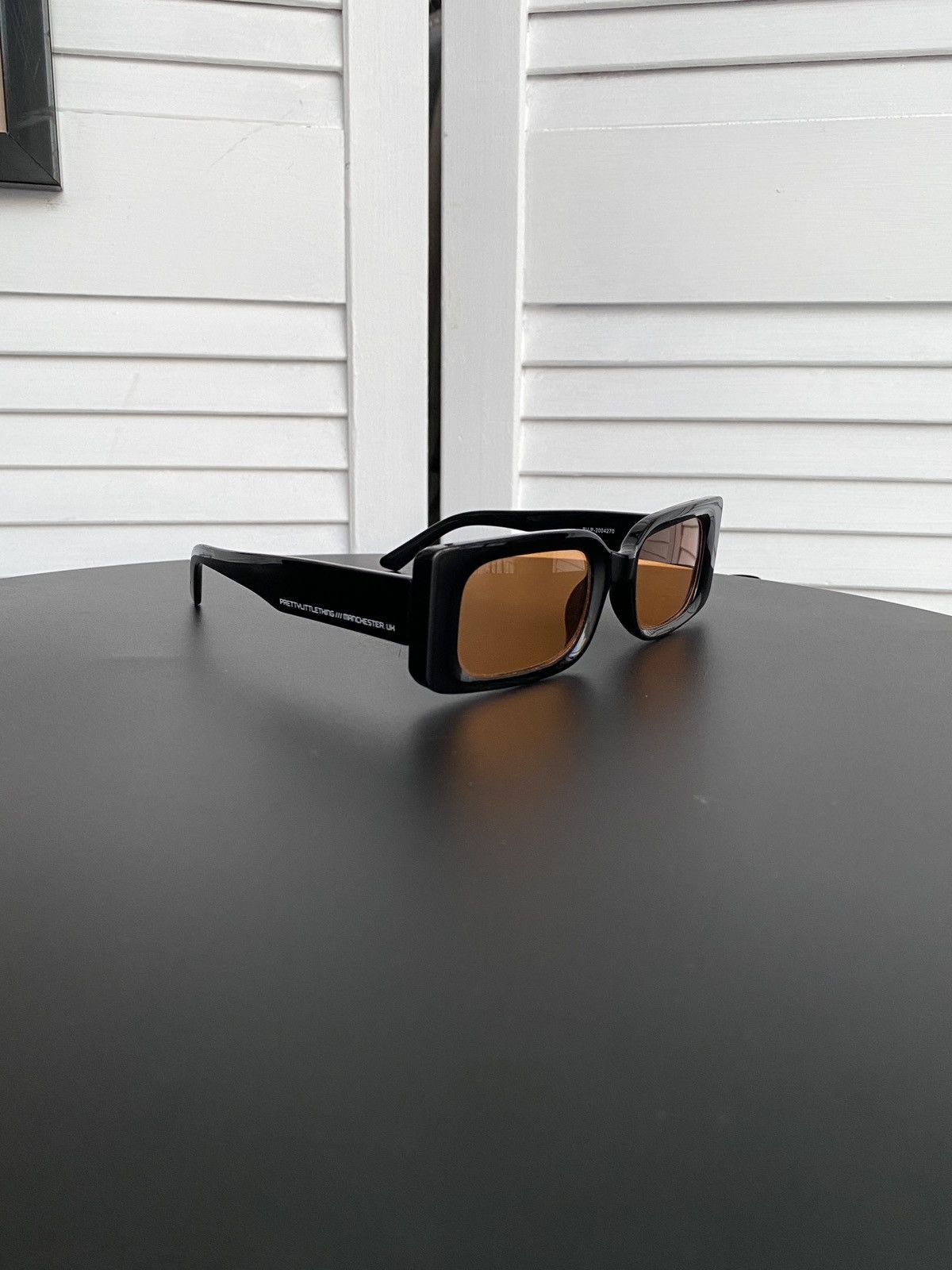 Japanese Brand × Vintage Vintage Y2K Orange Lenses Massive Frame Sunglasses Opium Size ONE SIZE - 5 Thumbnail