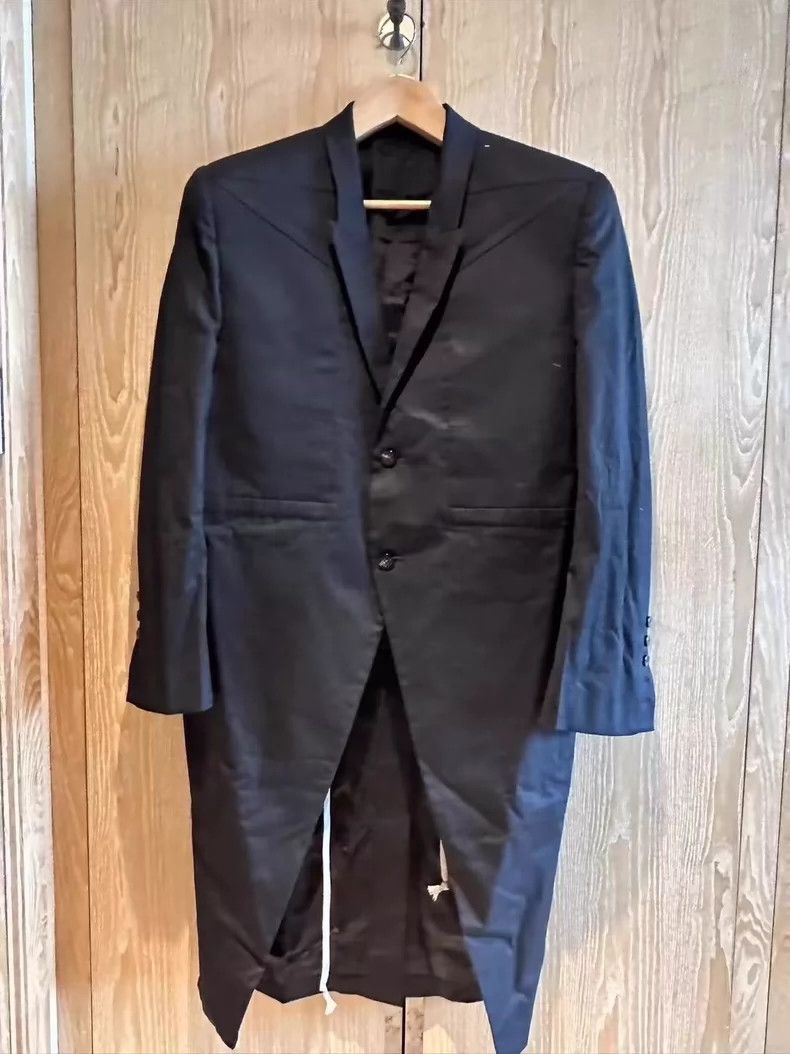Rick Owens 2 button pharmacy coat 46