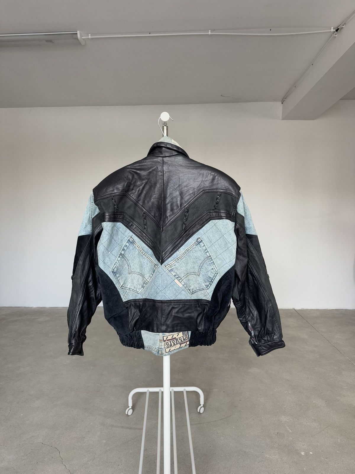 Vintage Giorgio Graziano Biker Leather Jacket Size US L / EU 52-54 / 3 - 10 Thumbnail