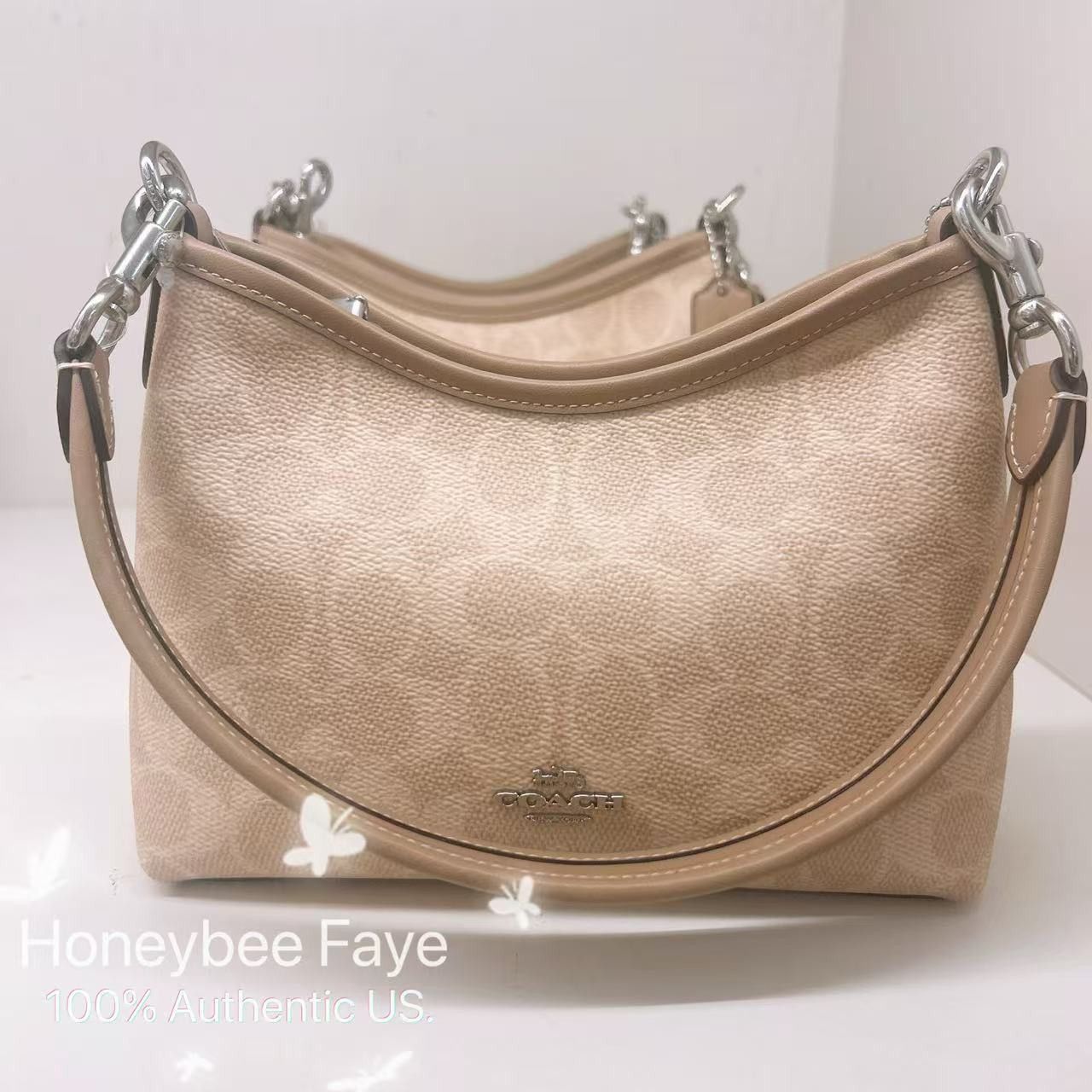 Coach Laurel Small Shoulder Bag In Signature Canvas CBH15 Size ONE SIZE - 1 Thumbnail