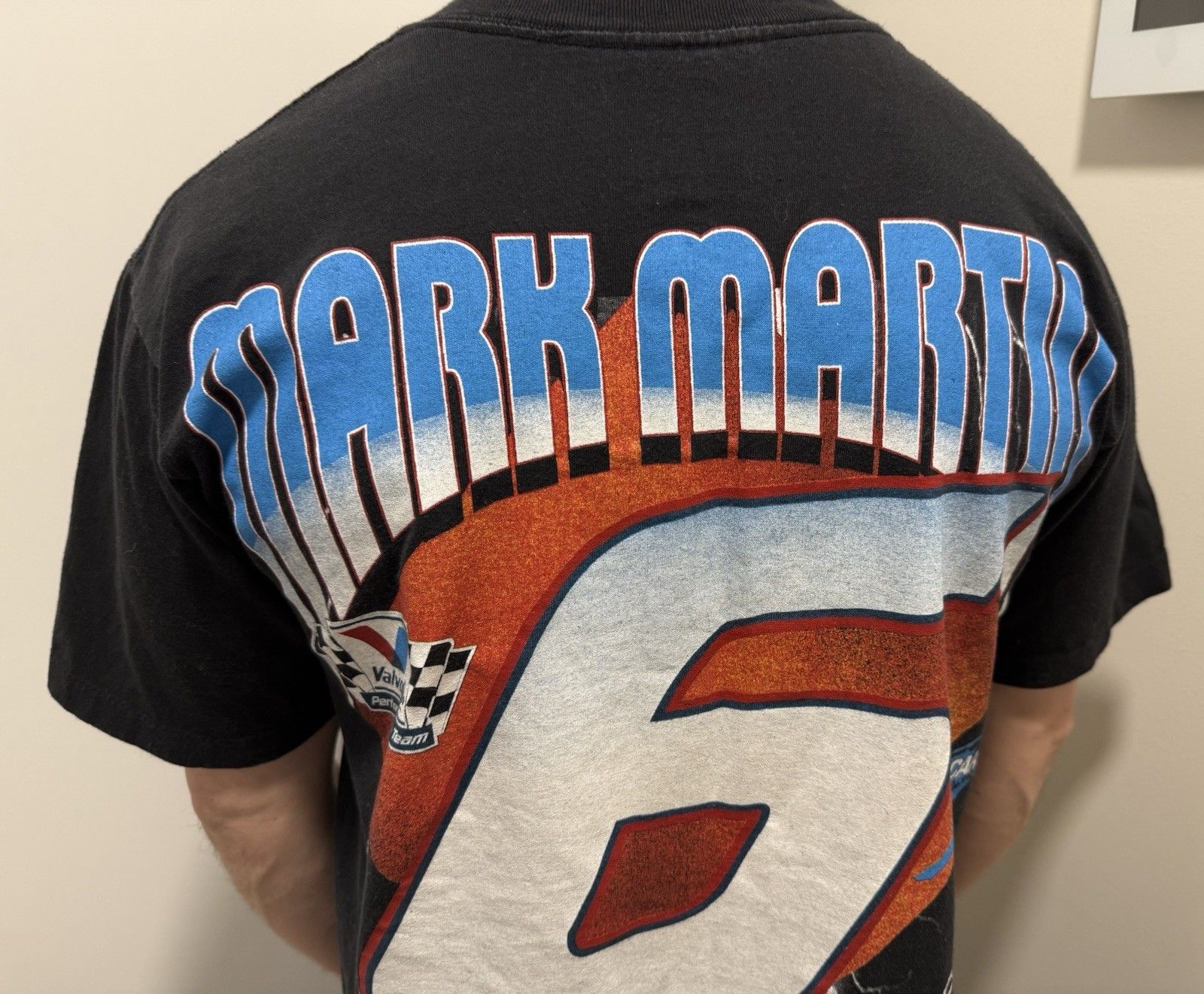 NASCAR Vintage Mark Martin Terminator T-Shirt Nascar Single Stitch Size US L / EU 52-54 / 3 - 11 Thumbnail