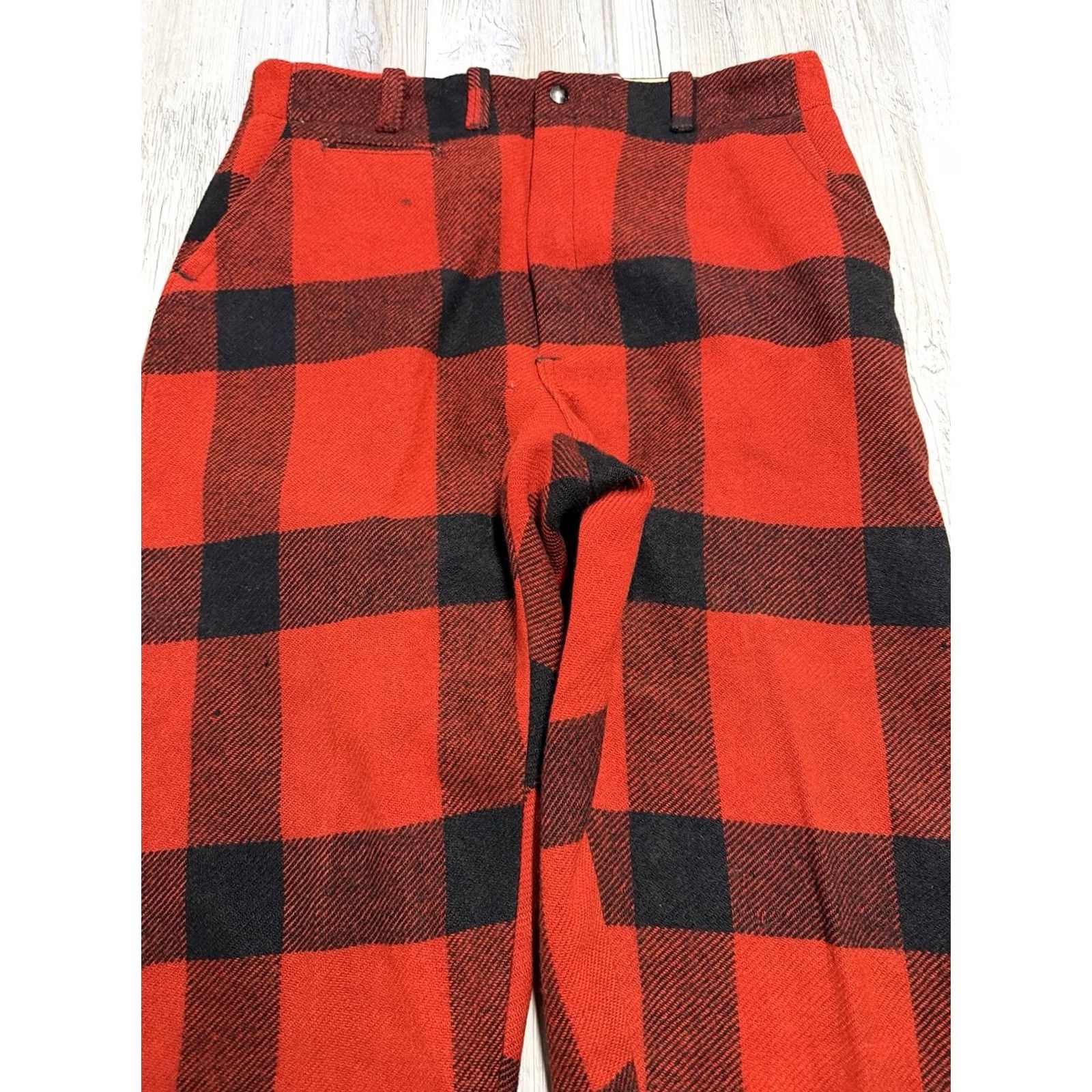 Vintage Vintage DryBak Buffalo Plaid Wool Trouser Pants Hunting Mens 34x30 Wool Rockabilly 1960s Shirts? Size US 34 / EU 50 - 5 Thumbnail