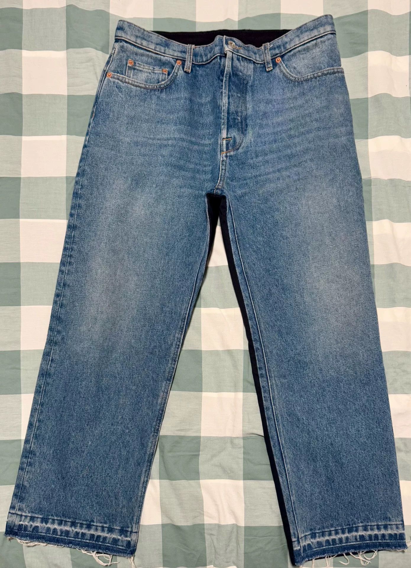 Valentino VALENTINO Men's Distressed Denim Jeans Size US 31 - 1 Thumbnail
