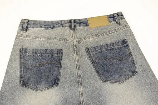 Japanese Brand Trendy street casual distressed washed straight jeans Size US 32 / EU 48 - 5 Thumbnail