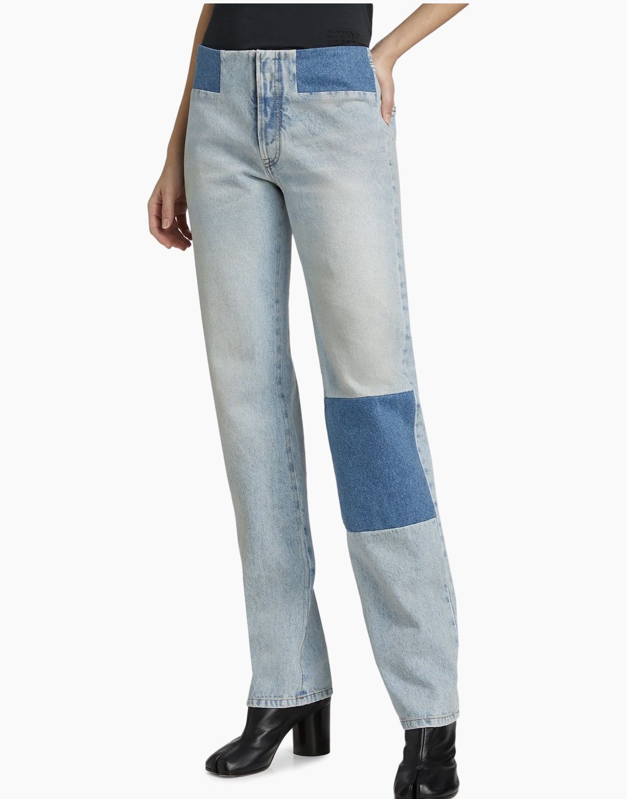 Maison Margiela MM6 Maison Margiela Patchwork Denim Pants size 25 Size 25" / US 0 / IT 36 - 5 Thumbnail