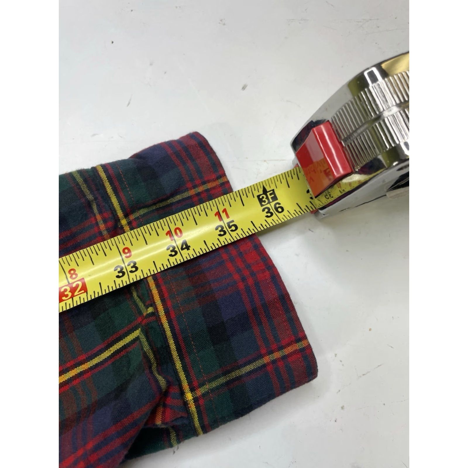 Polo Ralph Lauren Polo Ralph Lauren Shirt Big 4XB Mens Red Plaid Flannel Button-Up Logo Collar Classic Fit Long Sleeve Size US XXL / EU 58 / 5 - 4 Thumbnail