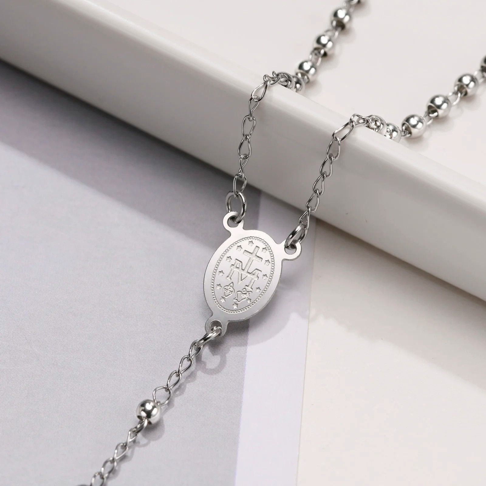 Vintage Rosary Necklace Size ONE SIZE - 2 Thumbnail