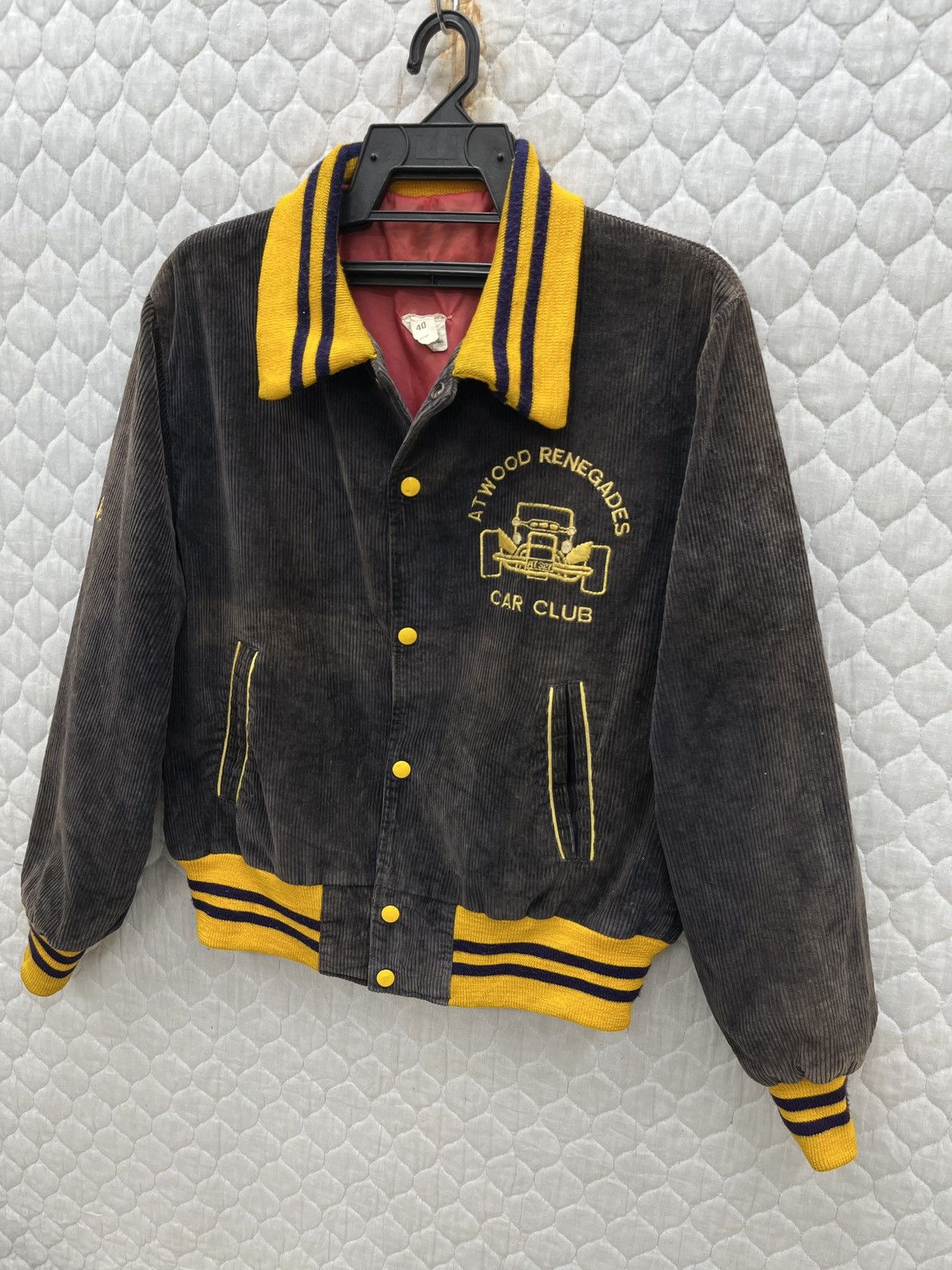 Vintage 🔥🔥🔥STEALS VTG ATWOOD RENEGADES CAR CLUB CORDUROY JACKET Size US S / EU 44-46 / 1 - 3 Thumbnail